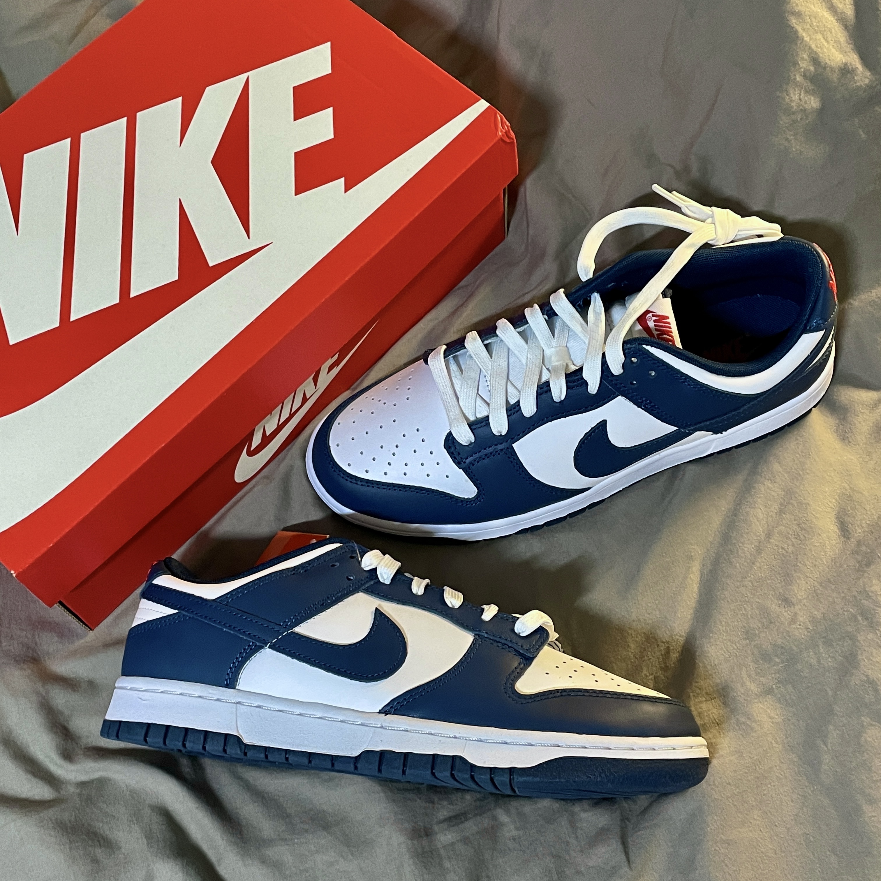 Nike Dunk Low Retro Valerian Blue 착용 스타일 - 1