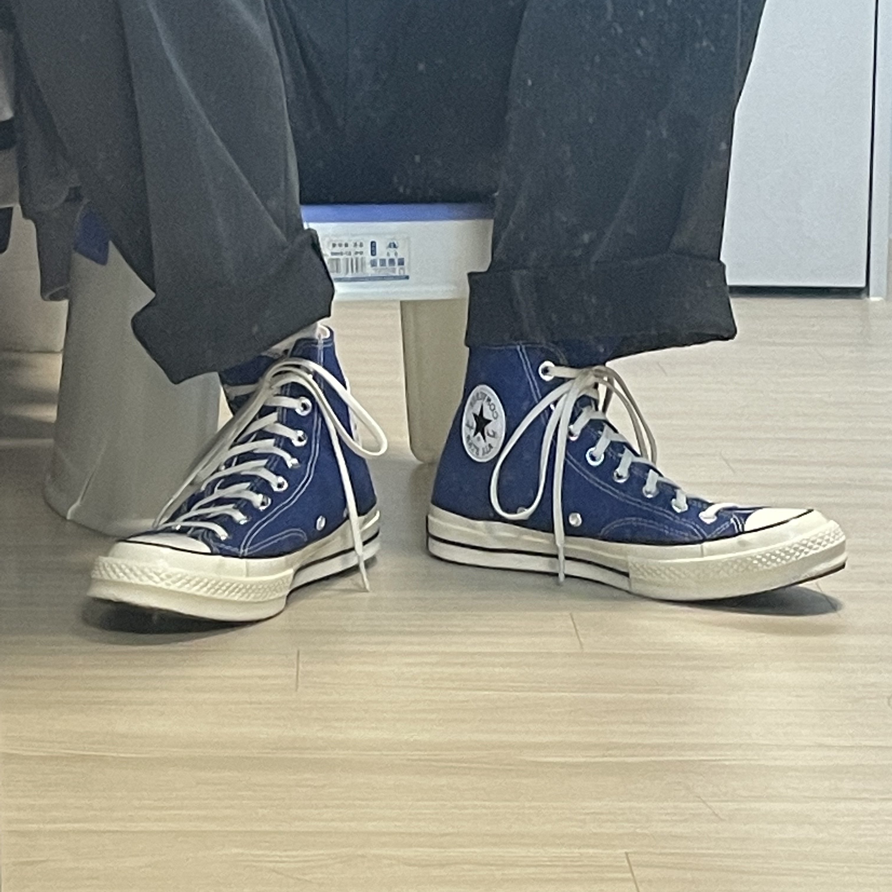 Converse Chuck 70 High Rush Blue 착용 스타일 - 2