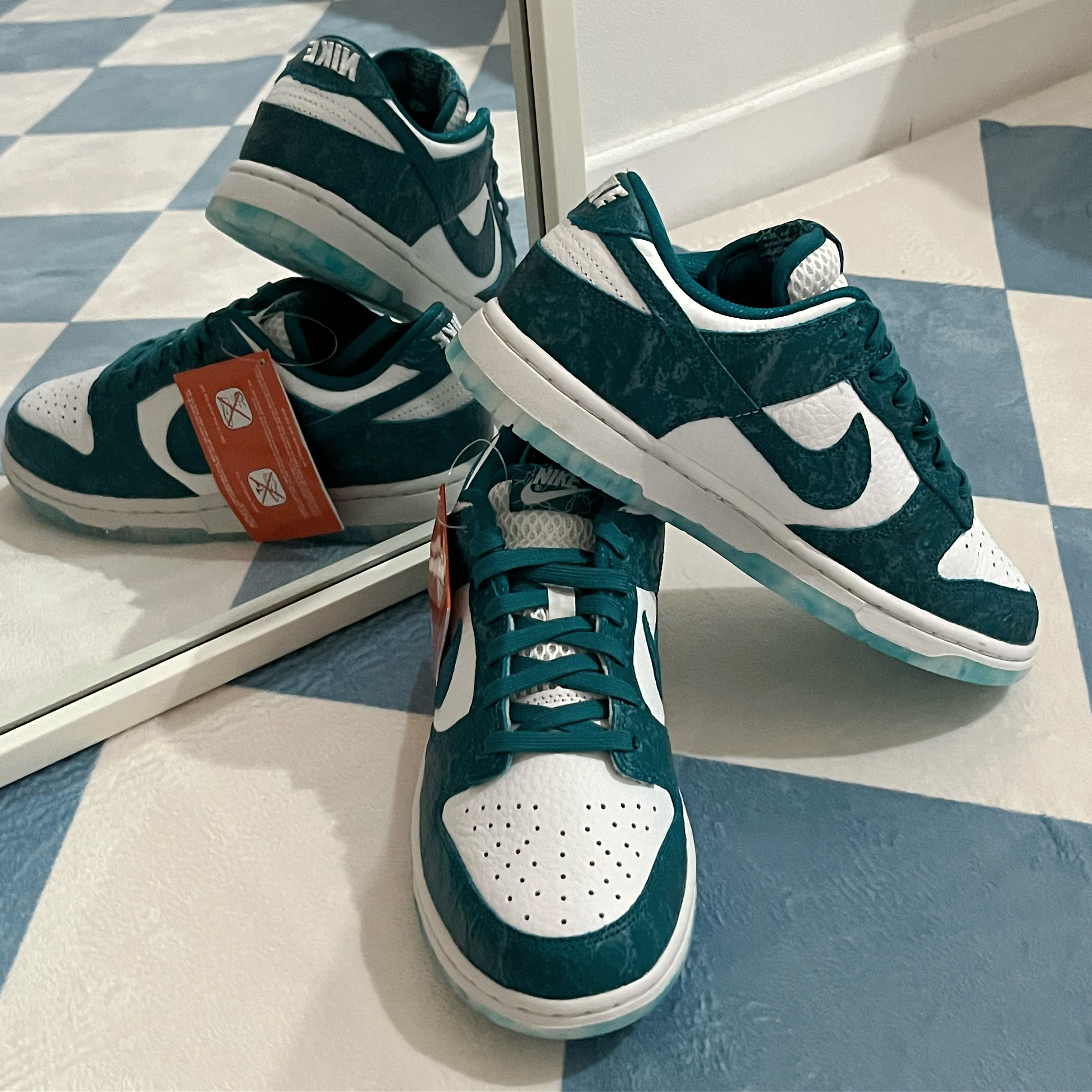 (W) Nike Dunk Low Ocean 착용 스타일