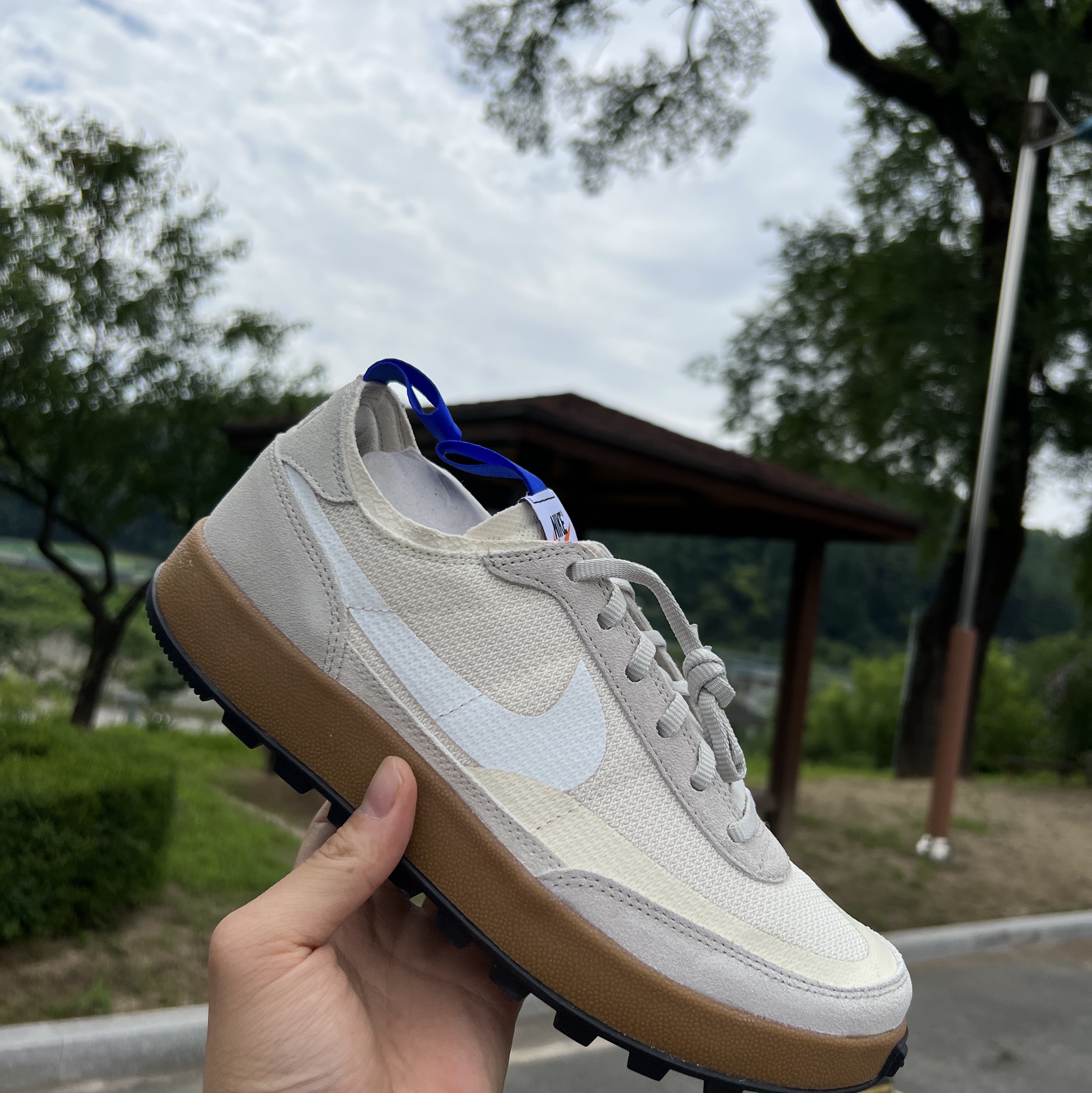 Nike x Tom Sachs General Purpose Shoe Light Cream 착용 스타일 - 1