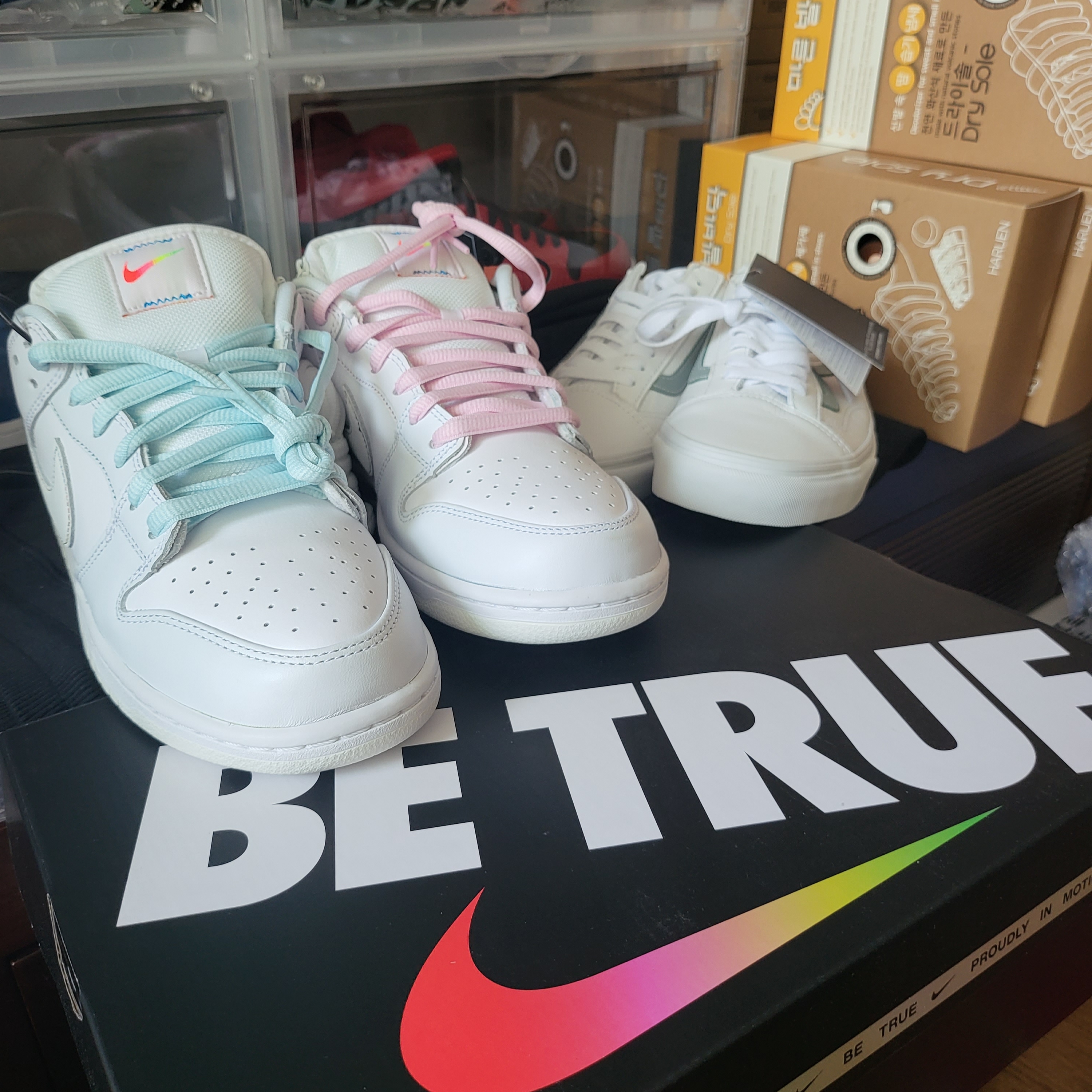 Nike SB Dunk Low Pro Be True 착용 스타일 - 3