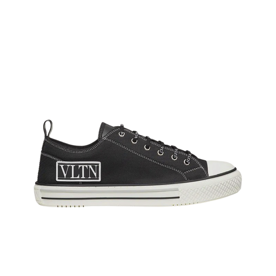 2S0D57MBU0NO Valentino Giggies Low-Top Fabric Sneakers Black