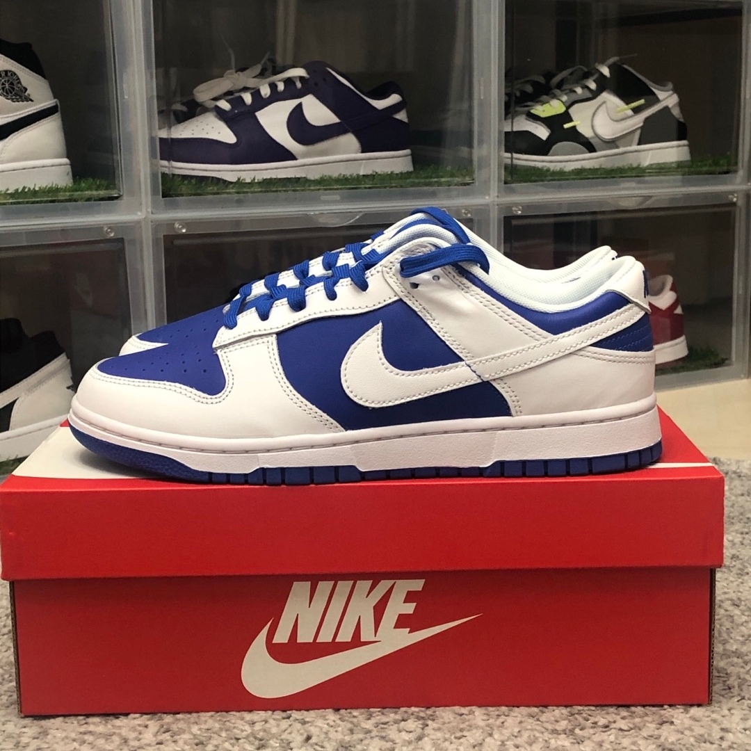 Nike Dunk Low Retro Racer Blue and White 착용 스타일