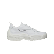 (W) Valentino Gumboy Calfskin Sneakers White