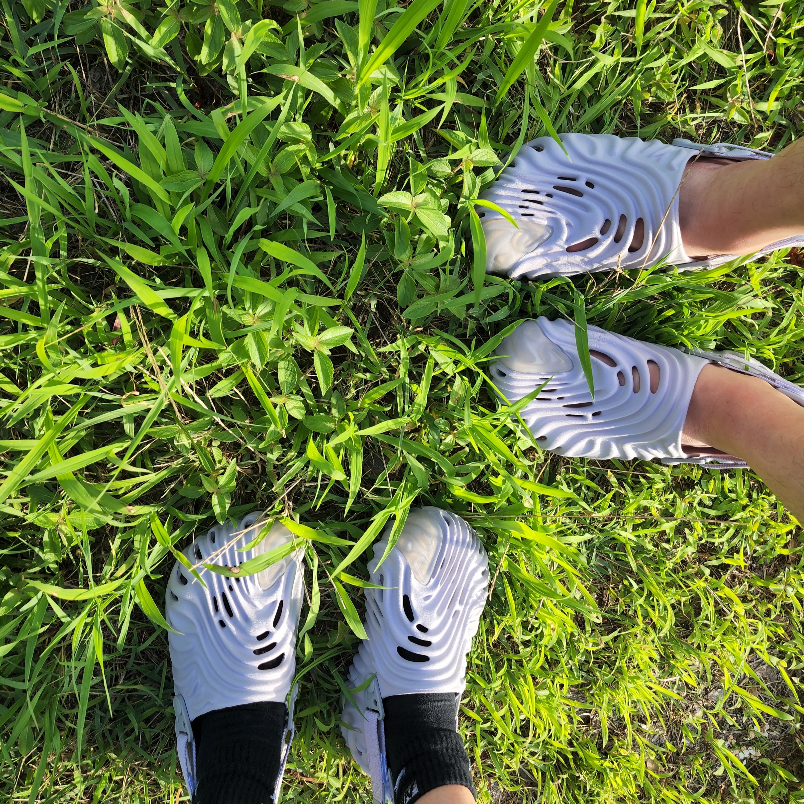 Crocs x Salehe Bembury Pollex Clog Urchin 착용 스타일