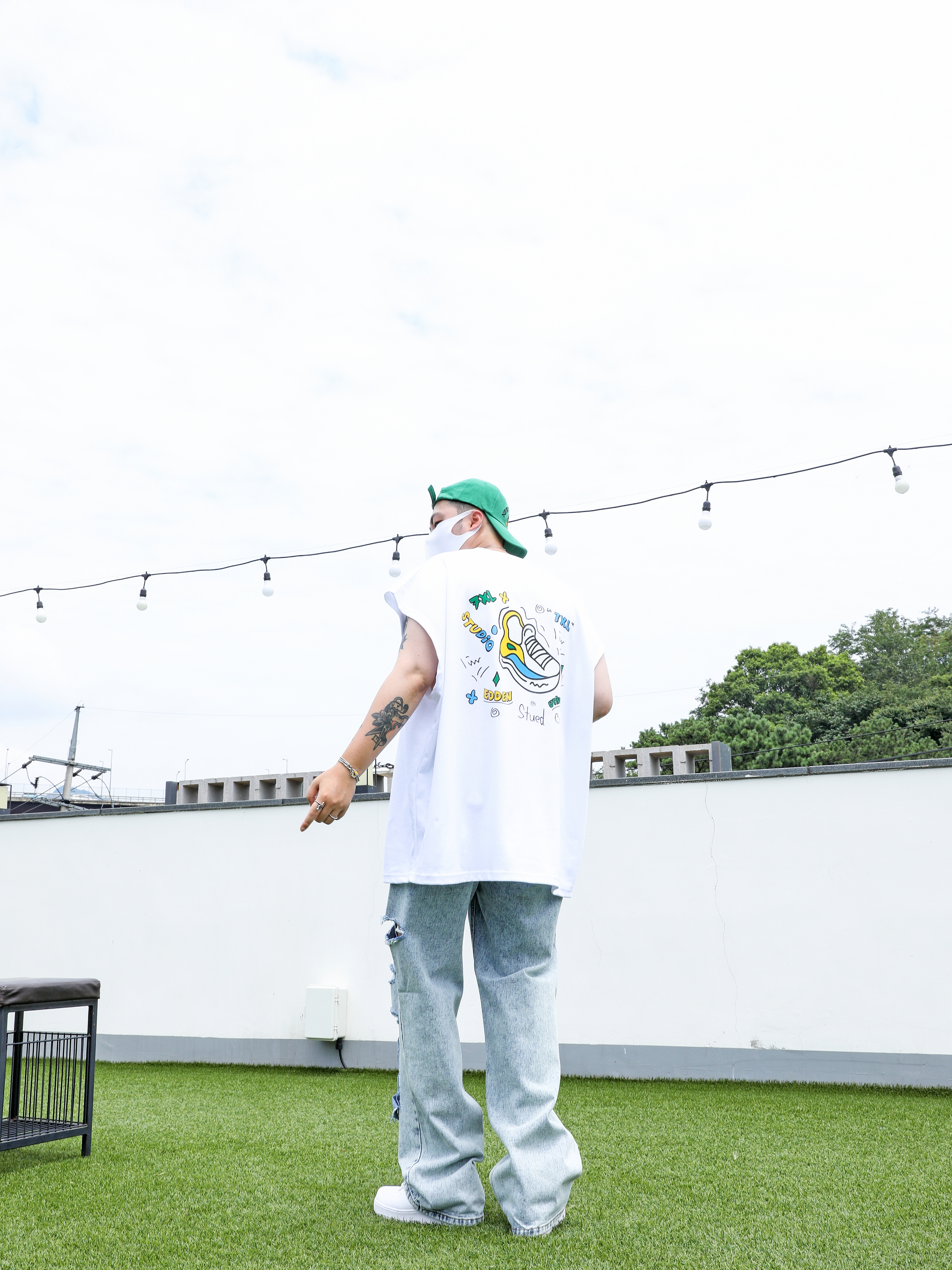Nike Air Force 1 '07 Low White 착용 스타일 - 3