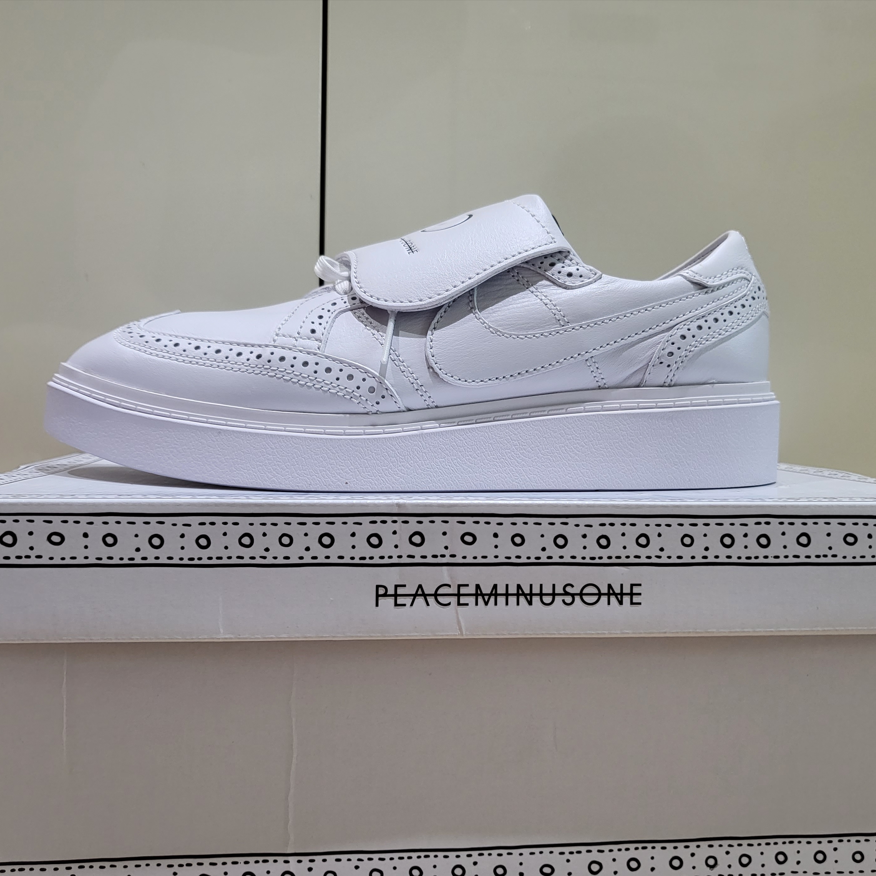 Nike x Peaceminusone Kwondo1 White 착용 스타일 - 1