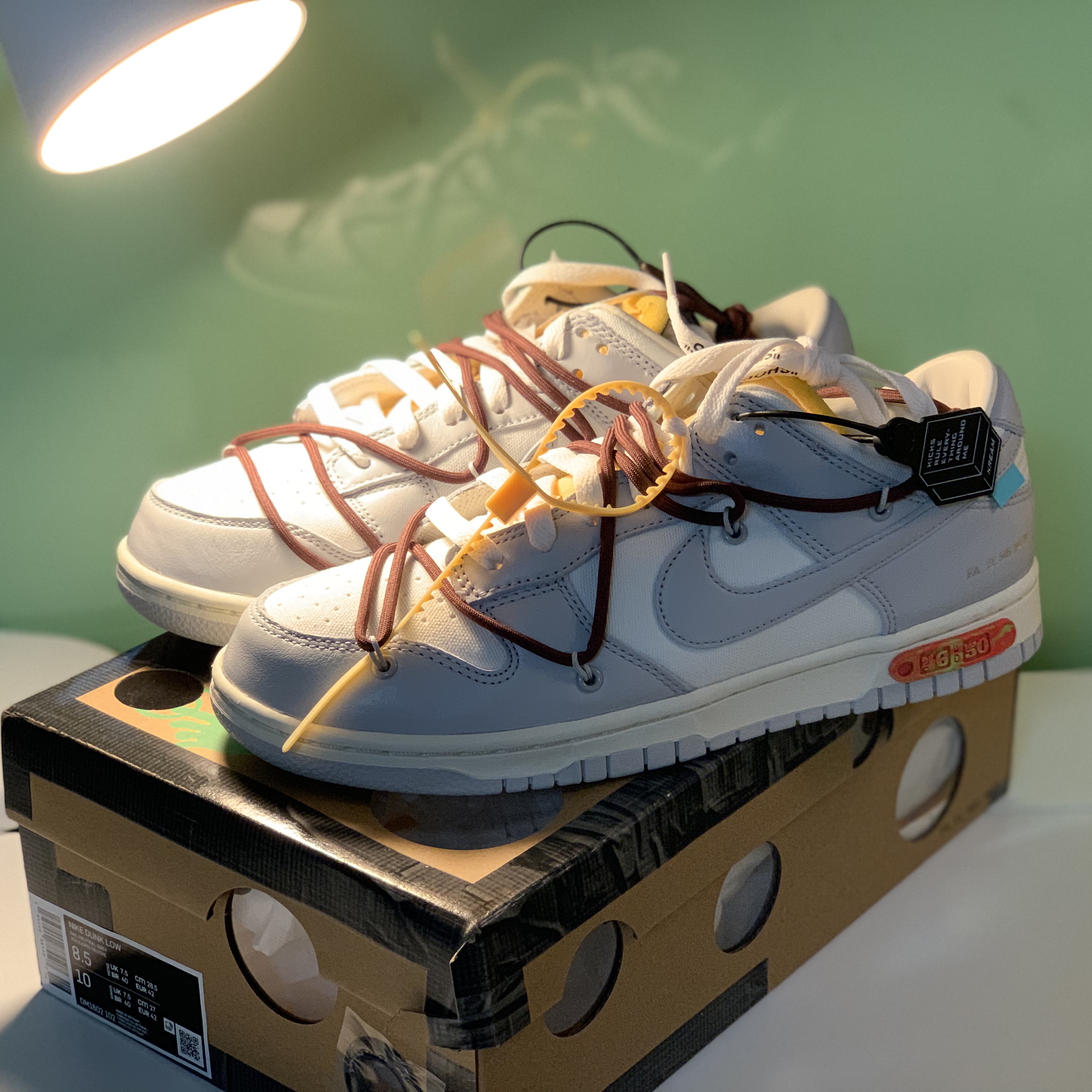 Nike x Off-White Dunk Low The 50 - Lot 46 착용 스타일
