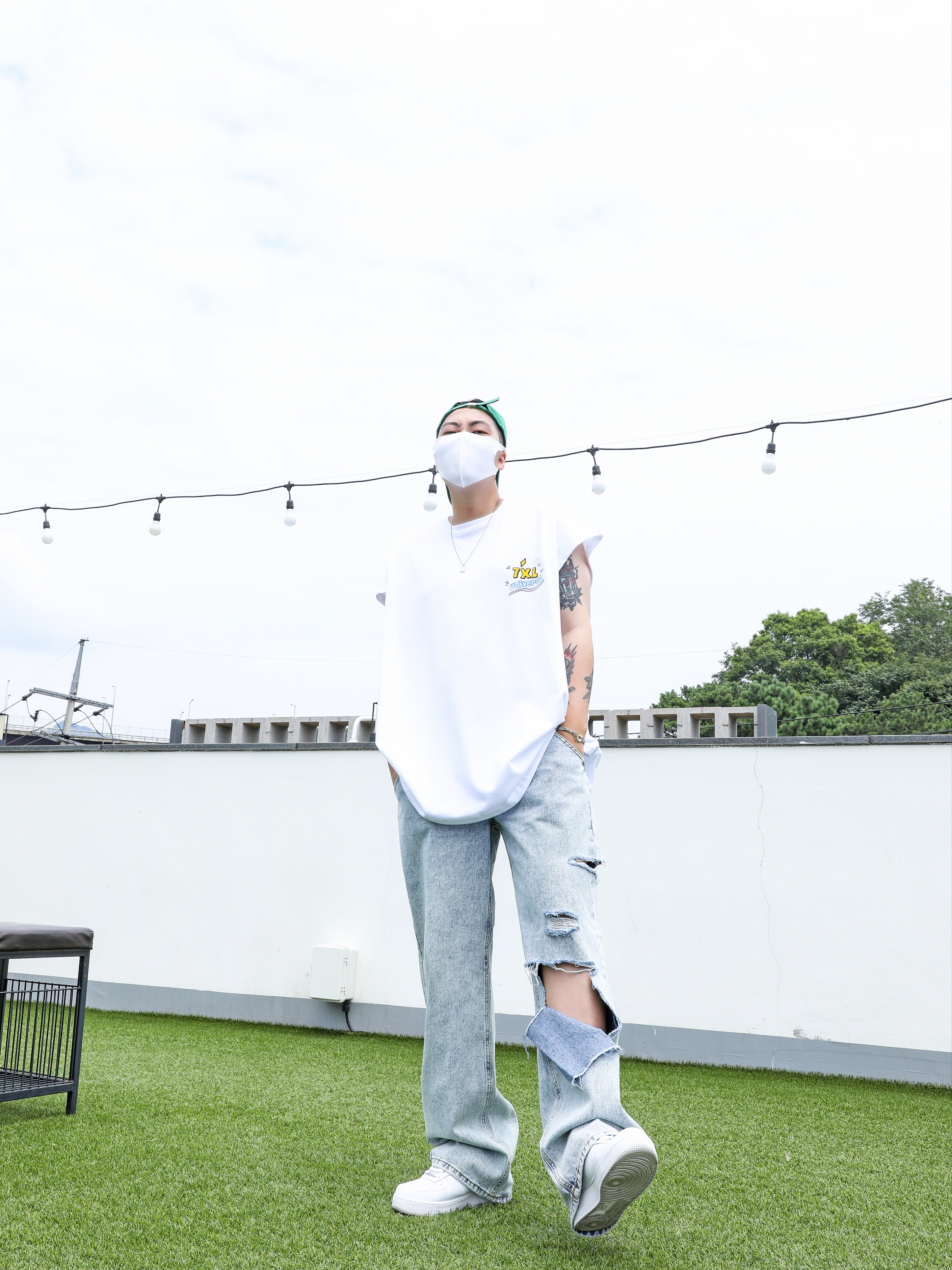 Nike Air Force 1 '07 Low White 착용 스타일 - 1