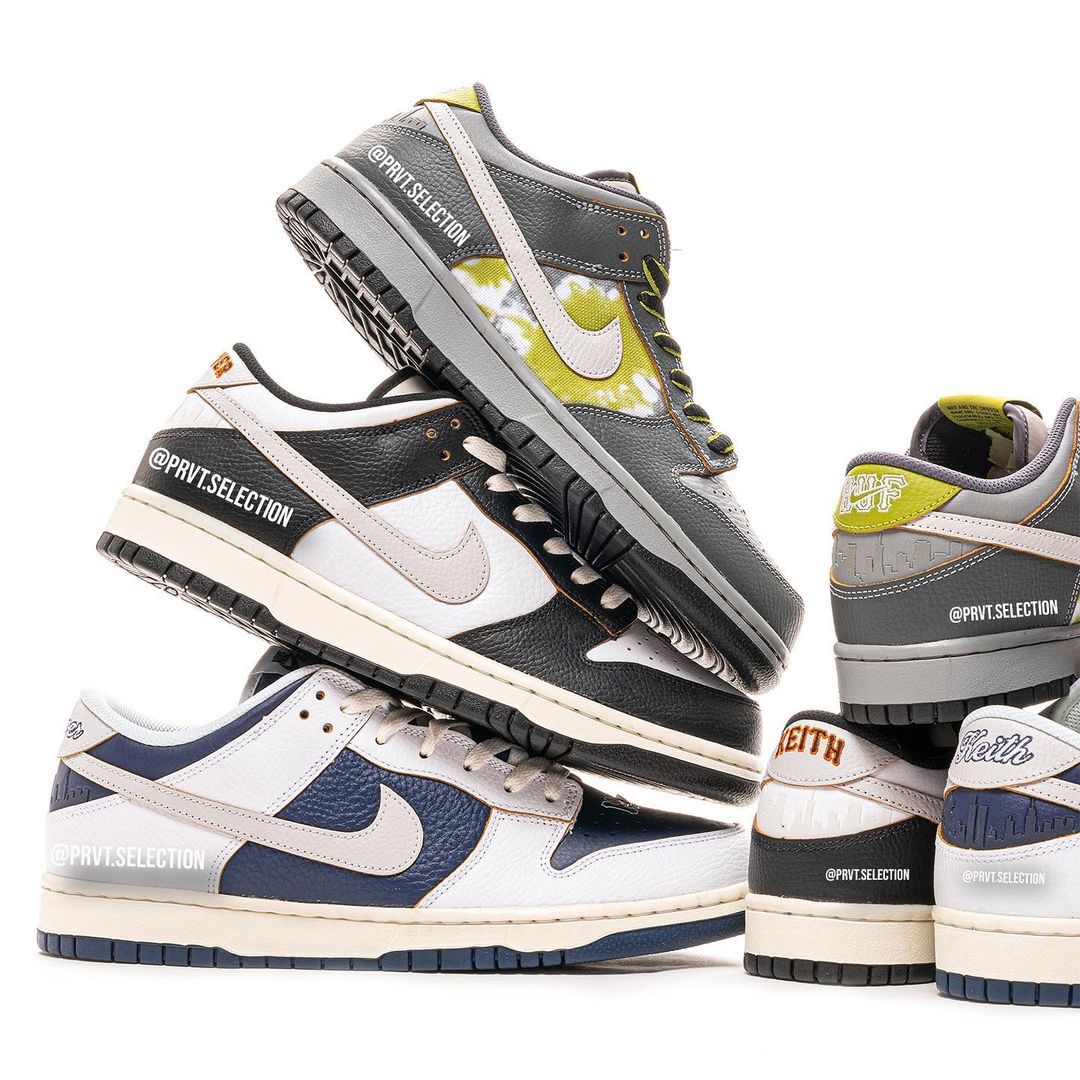 (W) Nike Dunk Low Vintage Midnight Navy, (W) Nike Dunk Low SP College Navy 착용 스타일 - 3