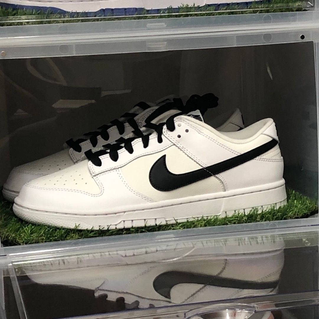 Nike Dunk Low Retro Summit White 착용 스타일 - 1