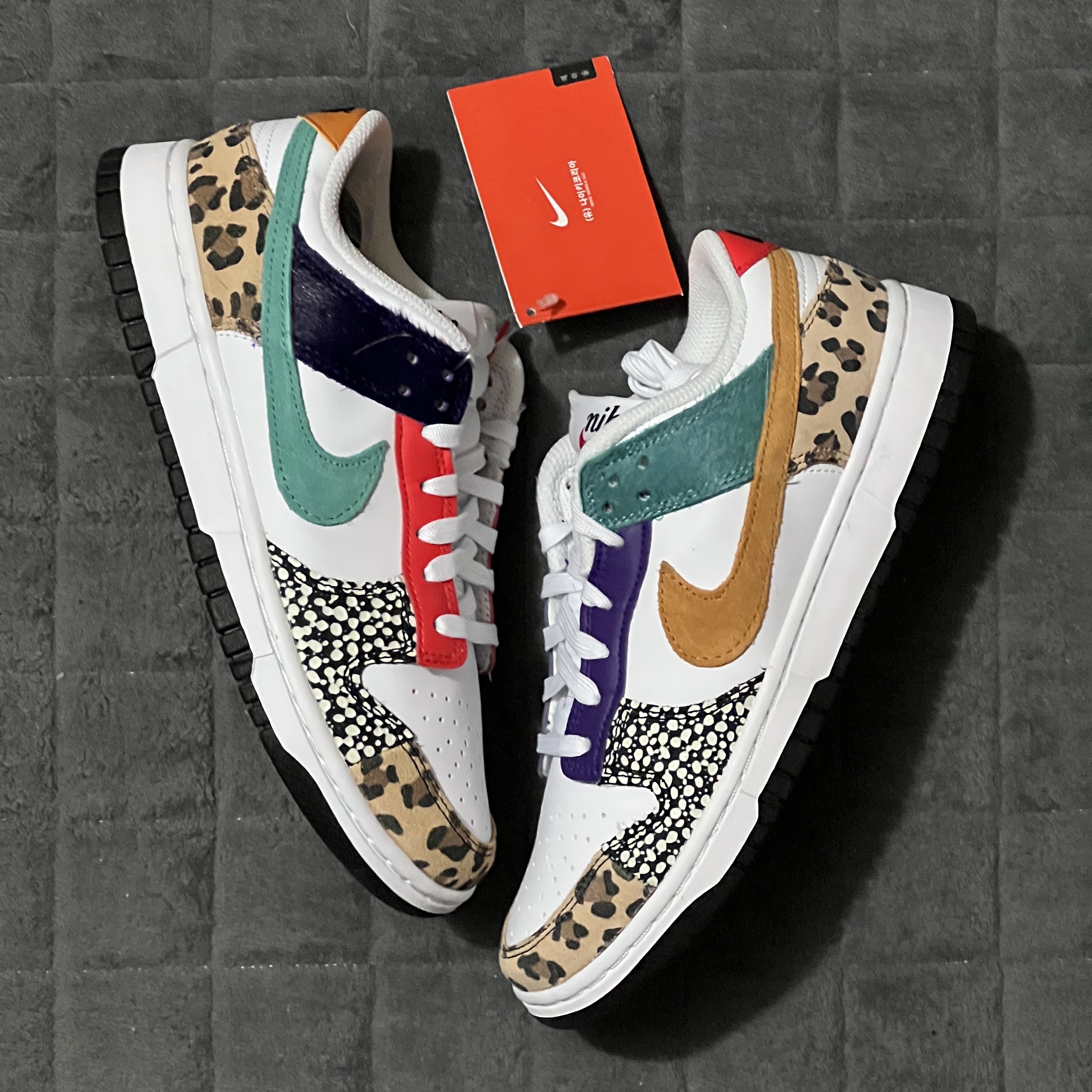 (W) Nike Dunk Low SE Patchwork 착용 스타일
