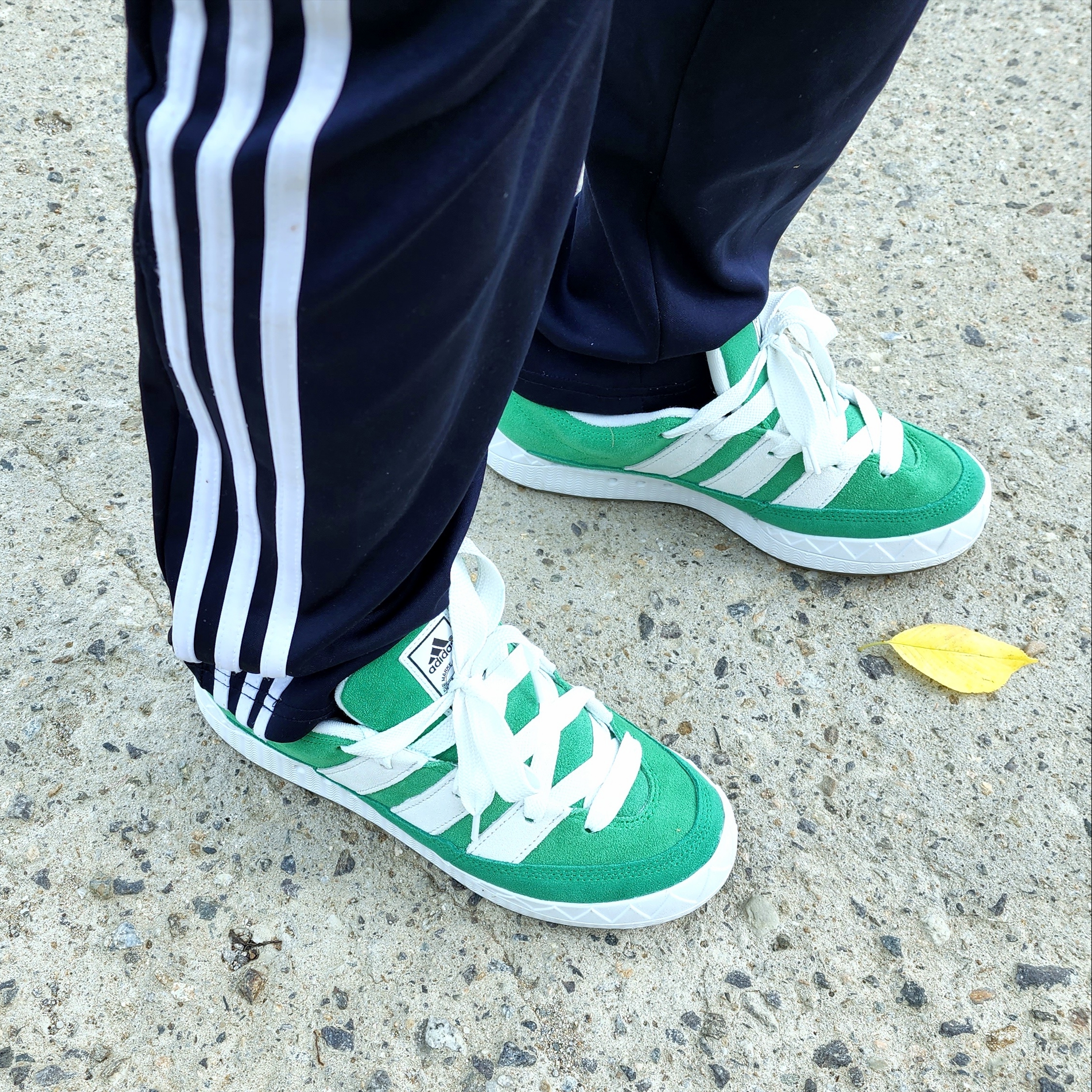 Adidas Adimatic Green 착용 스타일 - 2