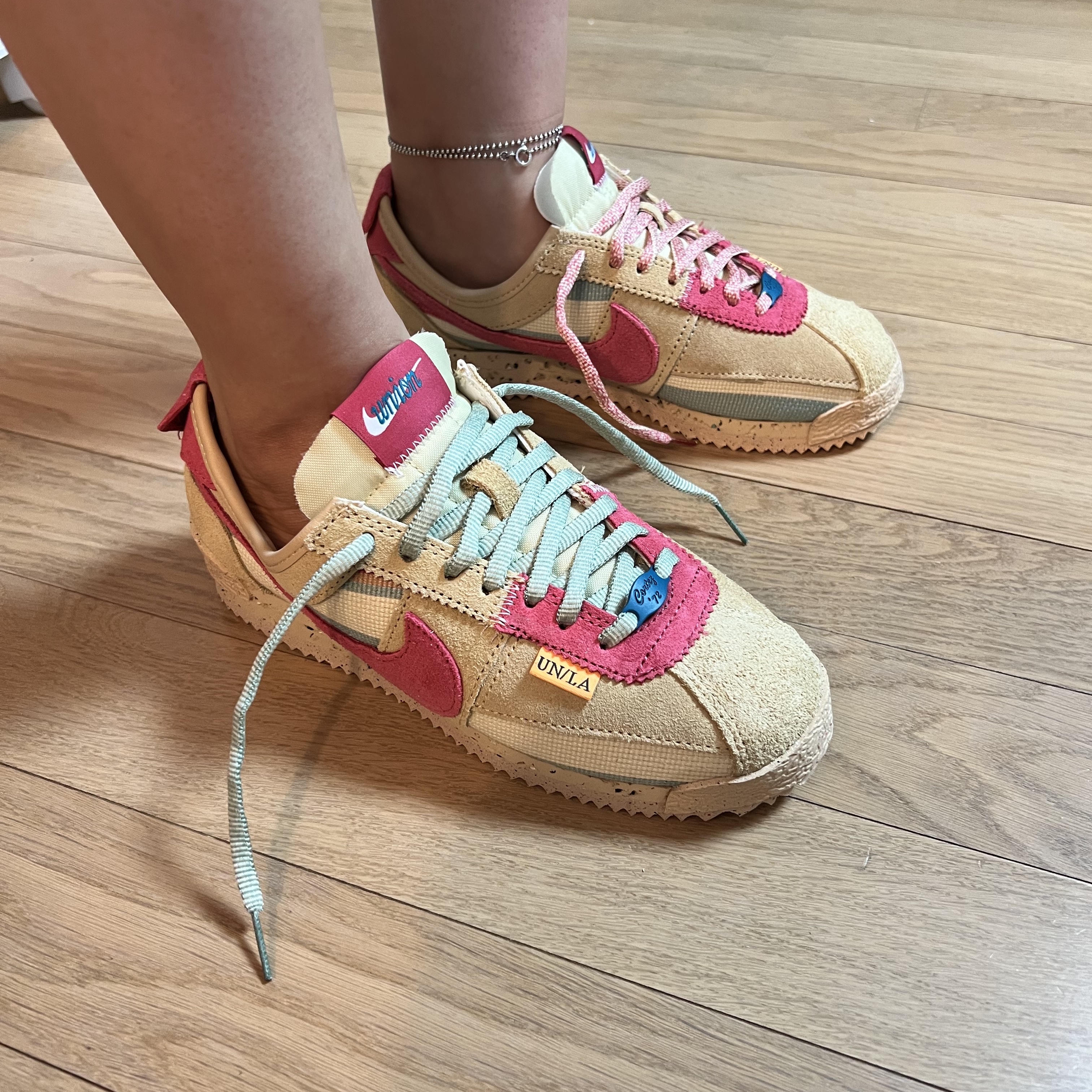 Nike x Union Cortez SP Sesame 착용 스타일