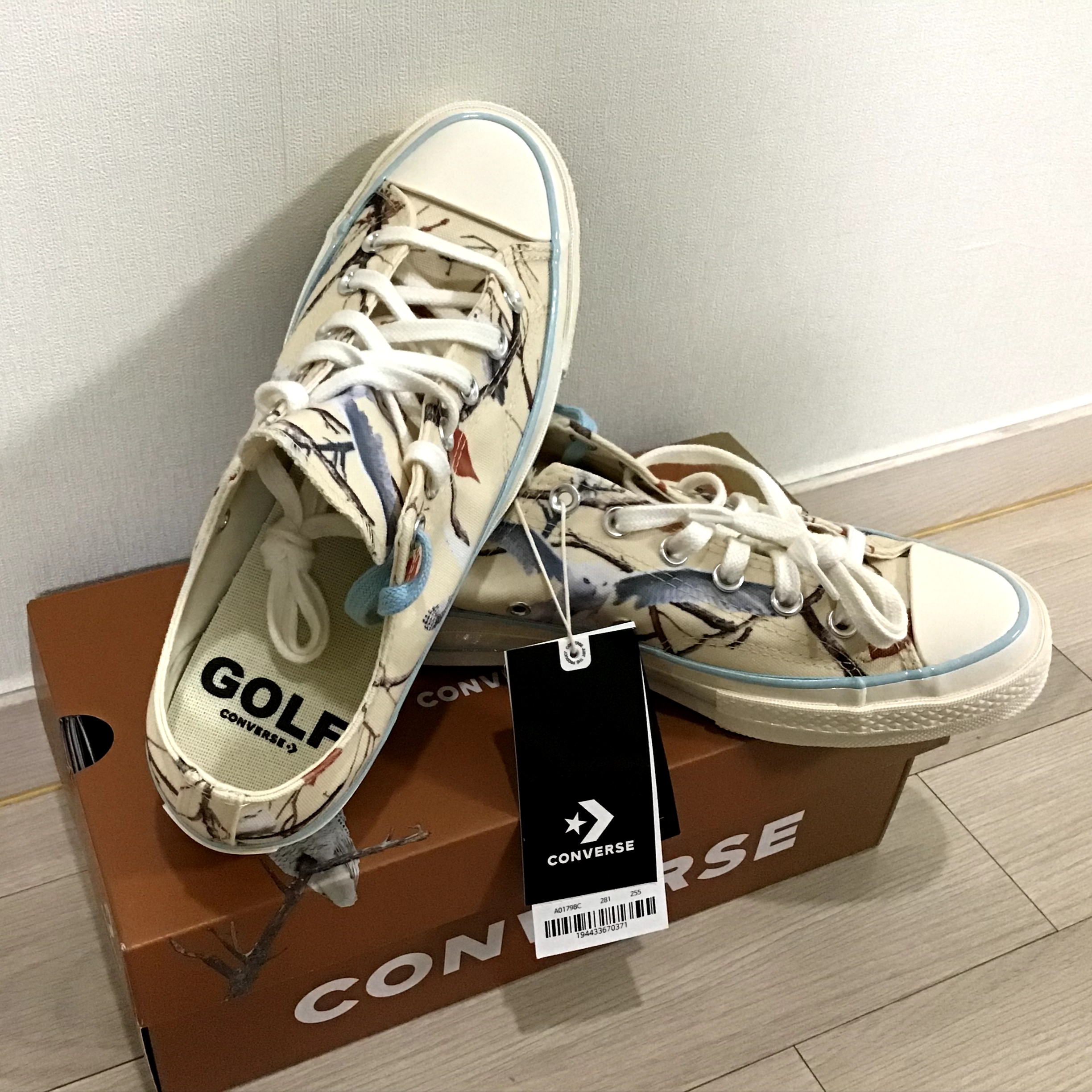 Converse x Golf Wang Chuck 70 Ox Owl Egret 착용 스타일 - 1