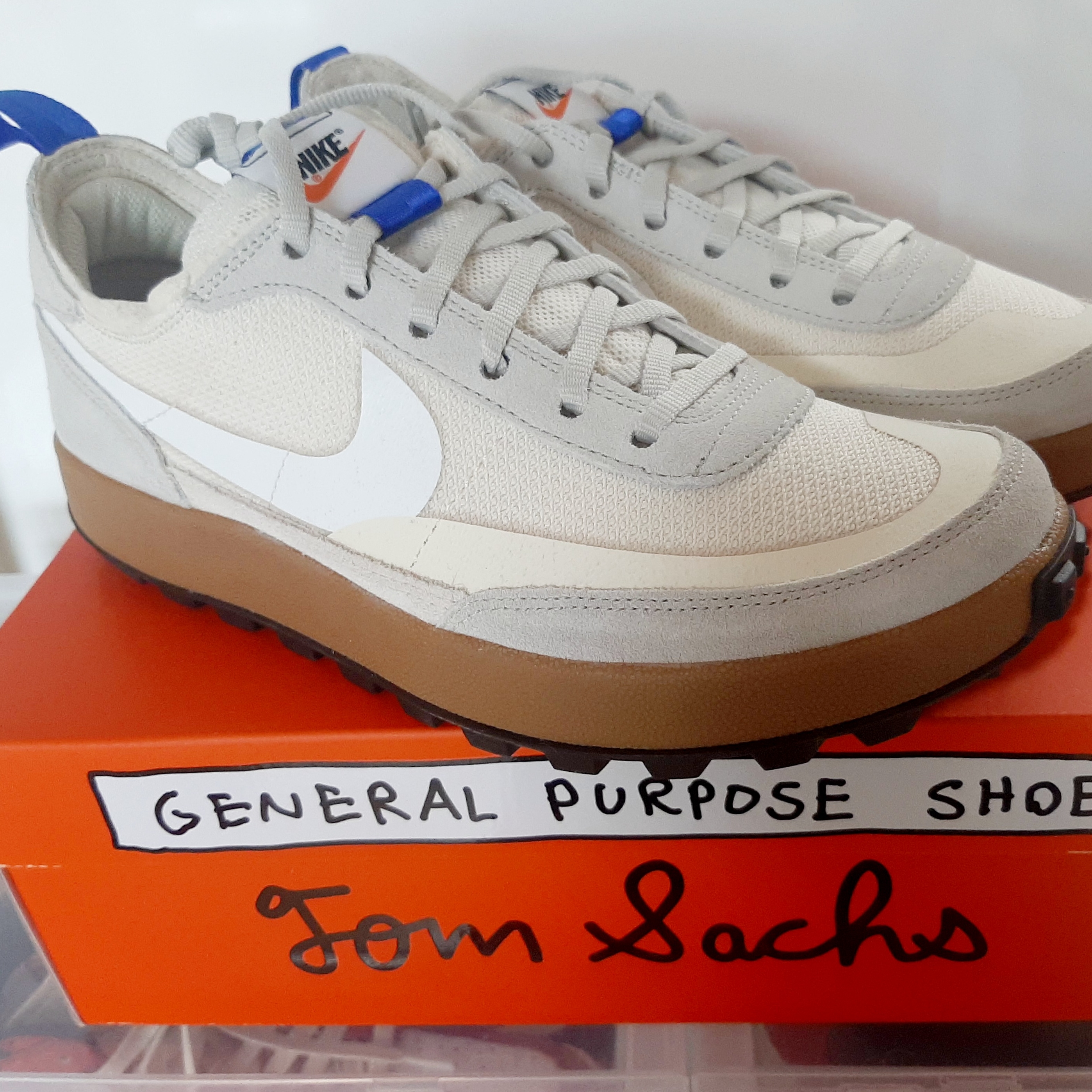 Nike x Tom Sachs General Purpose Shoe Light Cream 착용 스타일 - 1