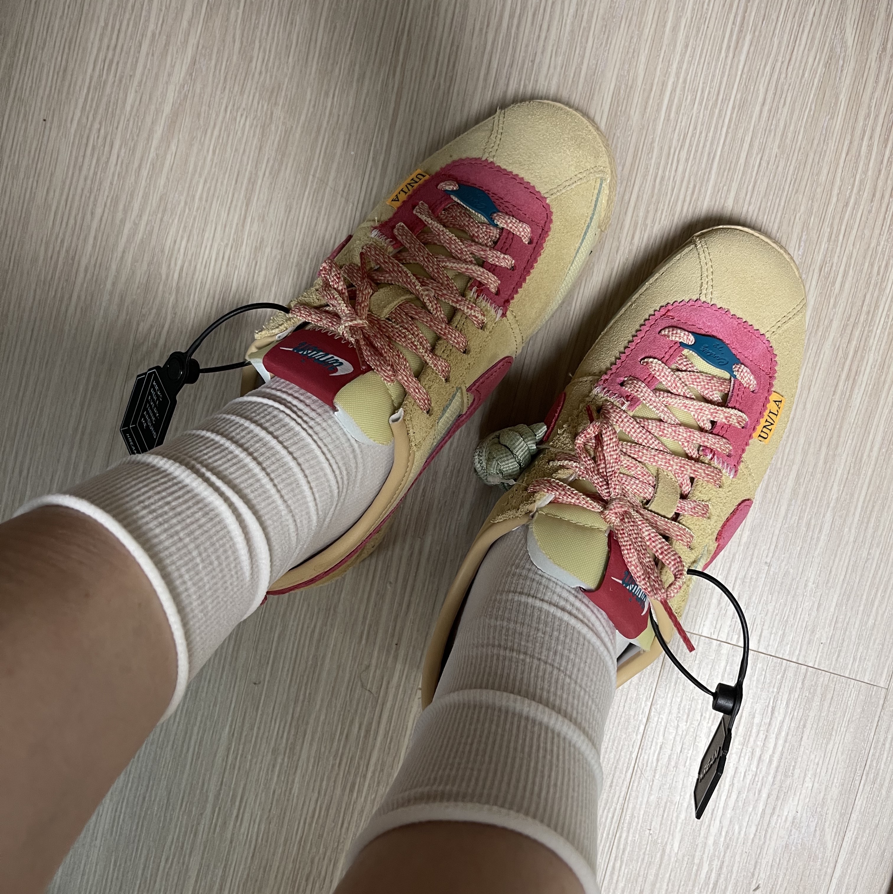 Nike x Union Cortez SP Sesame 착용 스타일 - 1