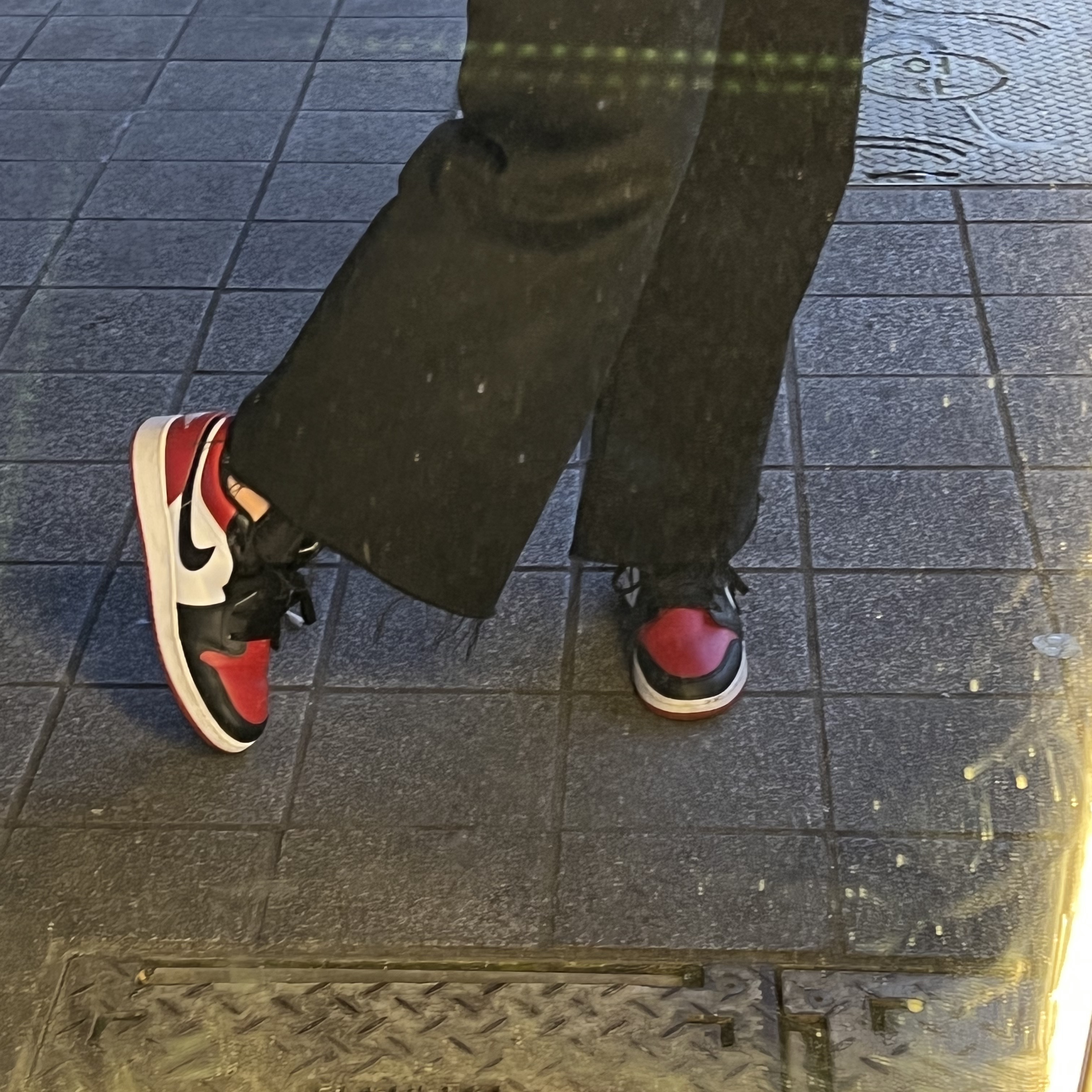 Jordan 1 Low Bred Toe 착용 스타일