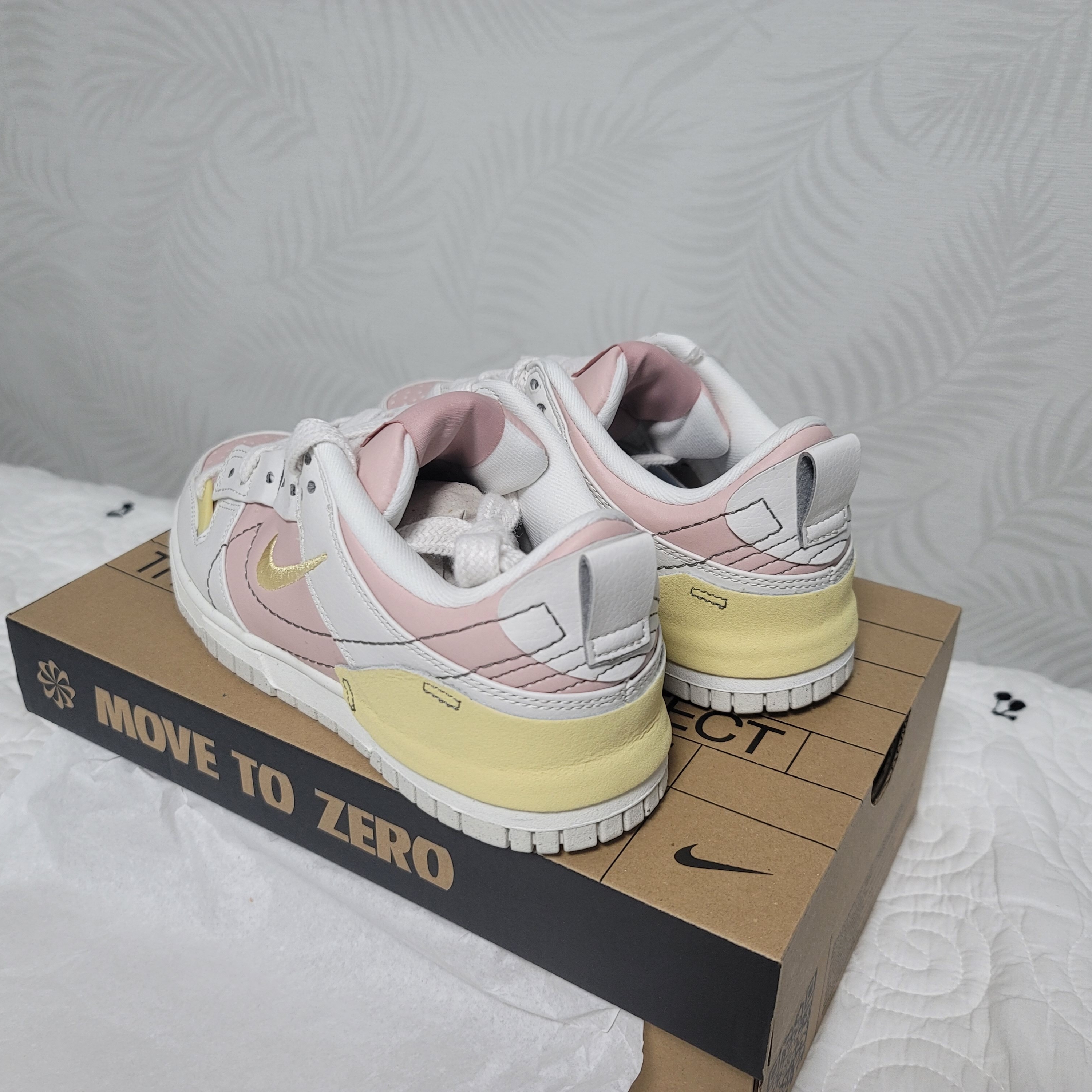 (W) Nike Dunk Low Disrupt 2 Phantom Lemon Wash 착용 스타일 - 2