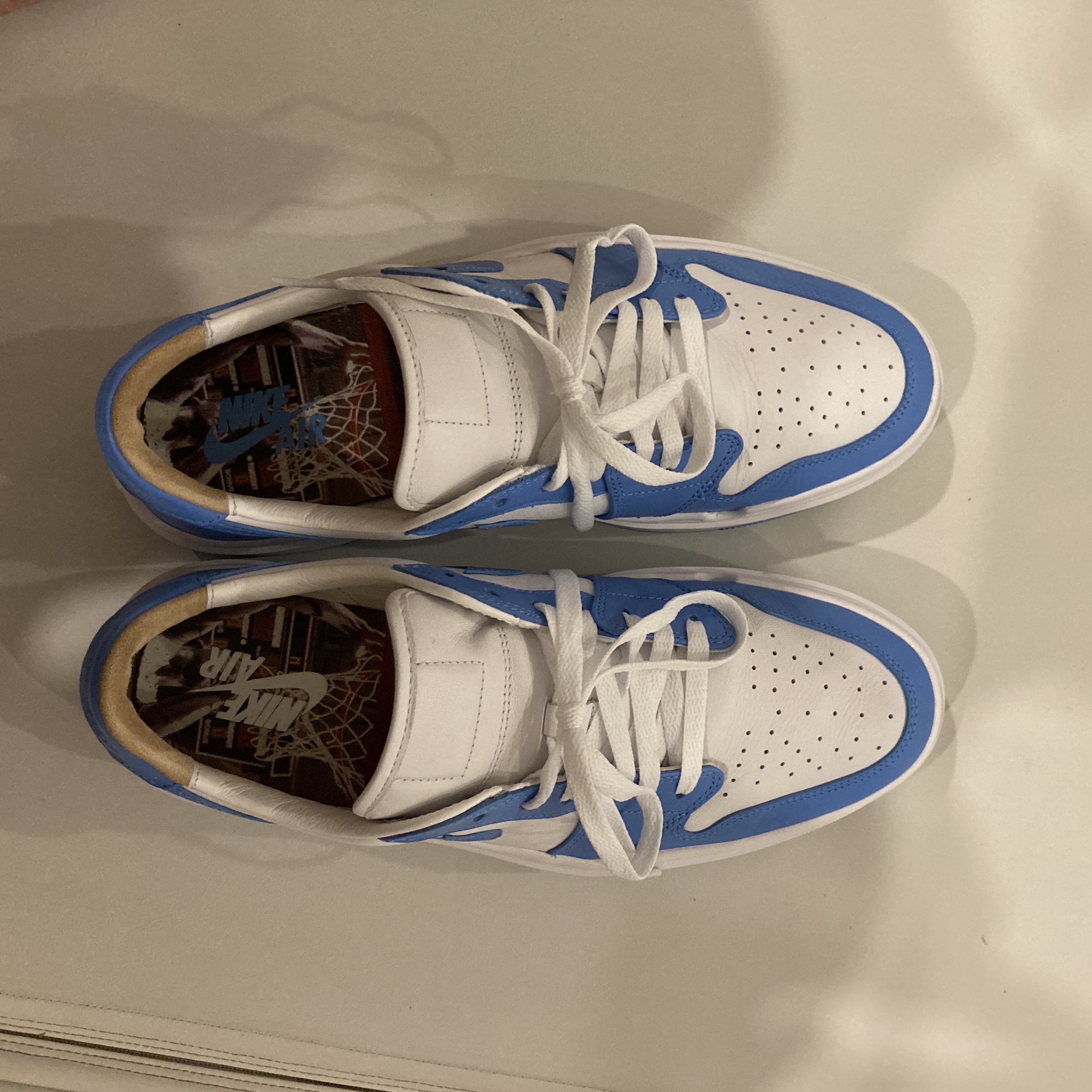 (W) Jordan 1 Elevate Low SE University Blue 착용 스타일 - 2