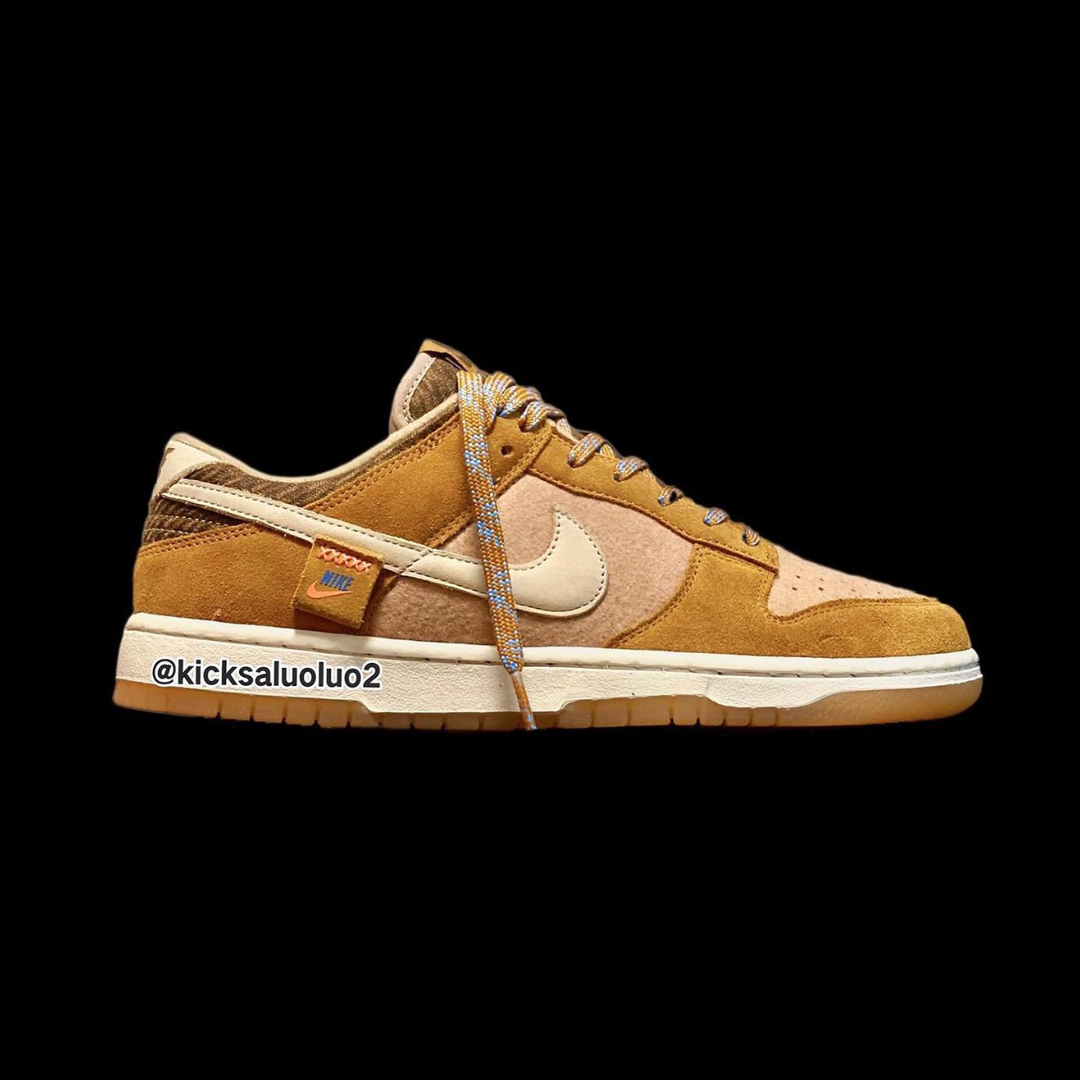 Nike x Grateful Dead SB Dunk Low Orange Bear, Nike Dunk Low Pro Premium Medium Curry 착용 스타일 - 3