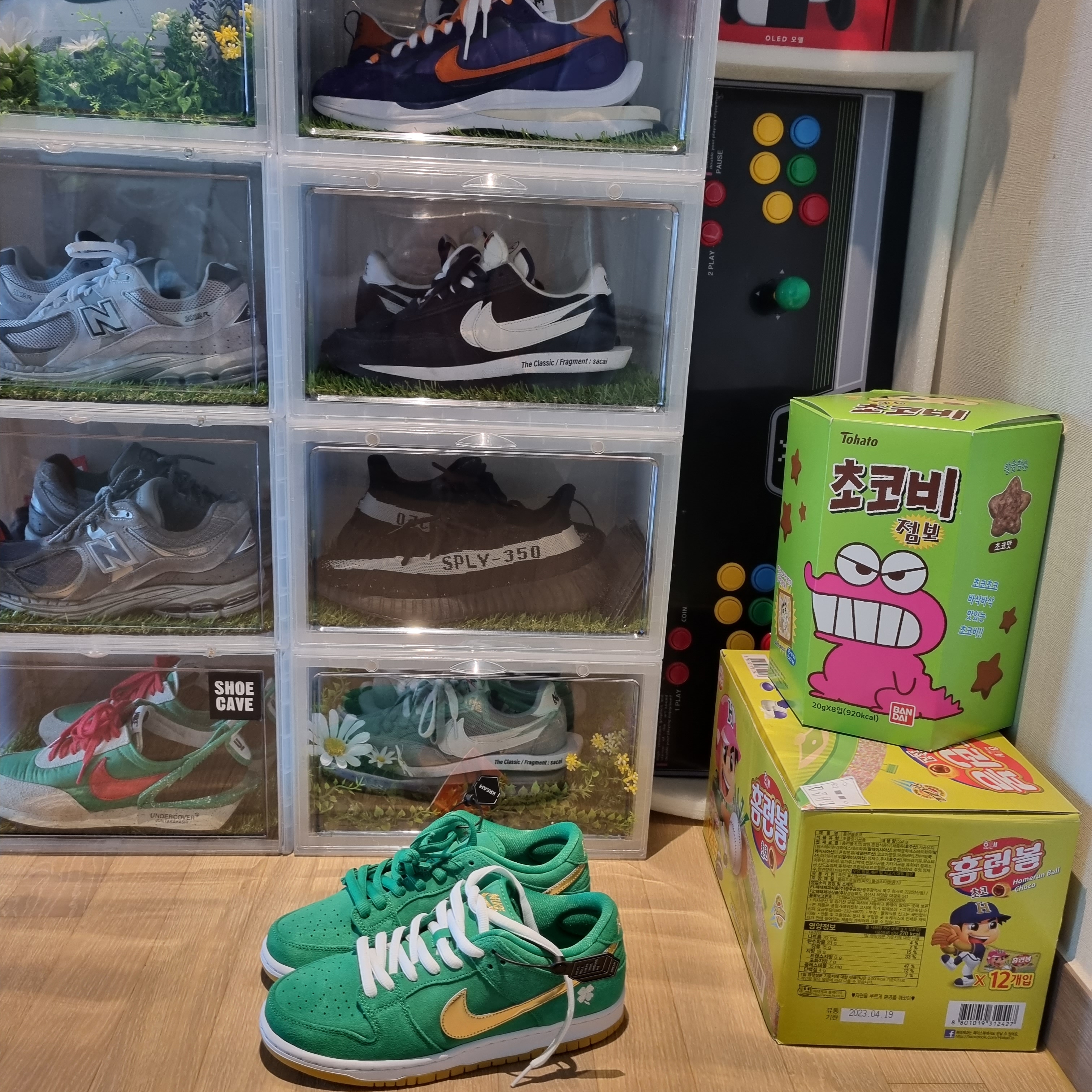 Nike SB Dunk Low Pro Shamrock 착용 스타일