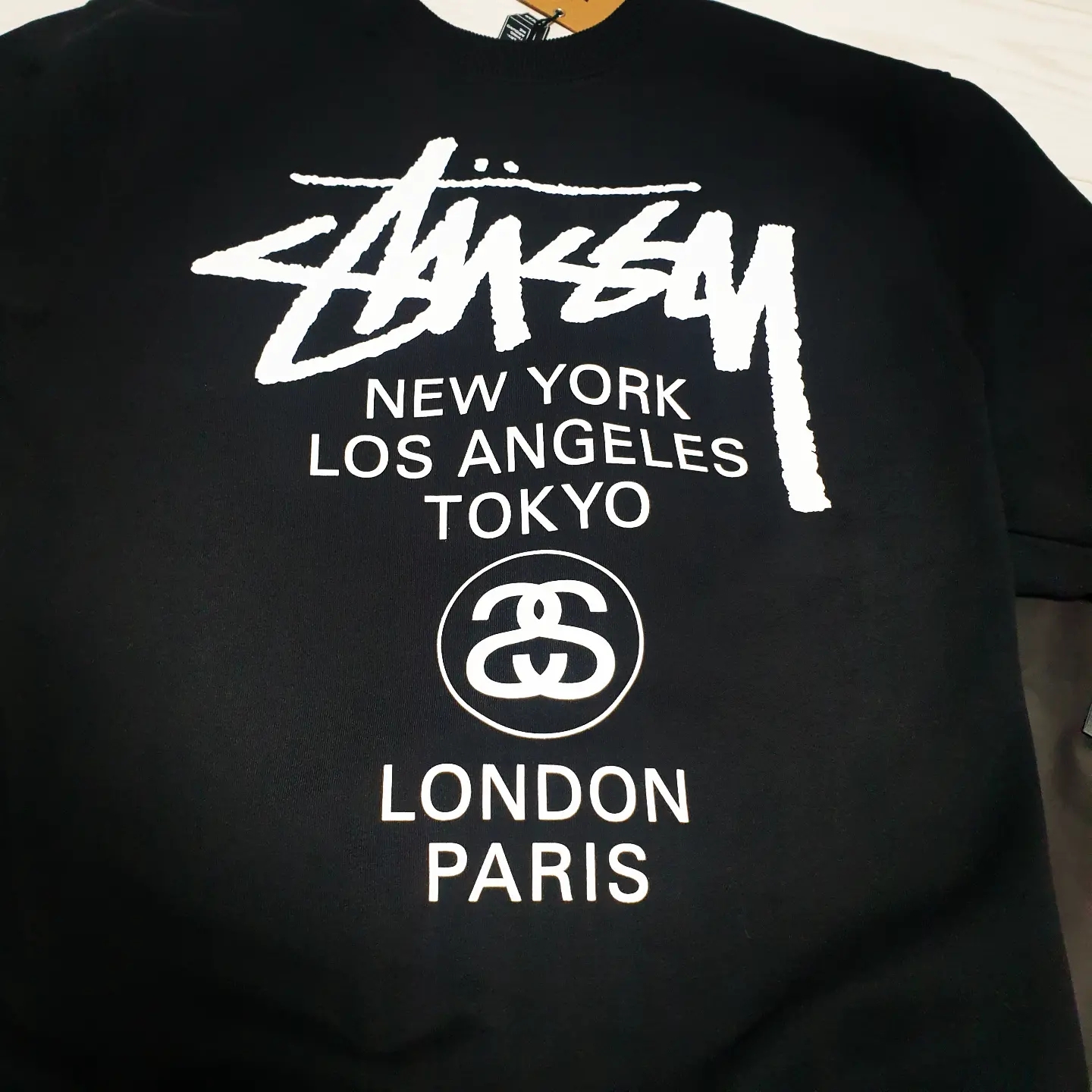 Stussy World Tour Crew Black 2022, Stussy World Tour Crew Black 2021 착용 스타일 - 2