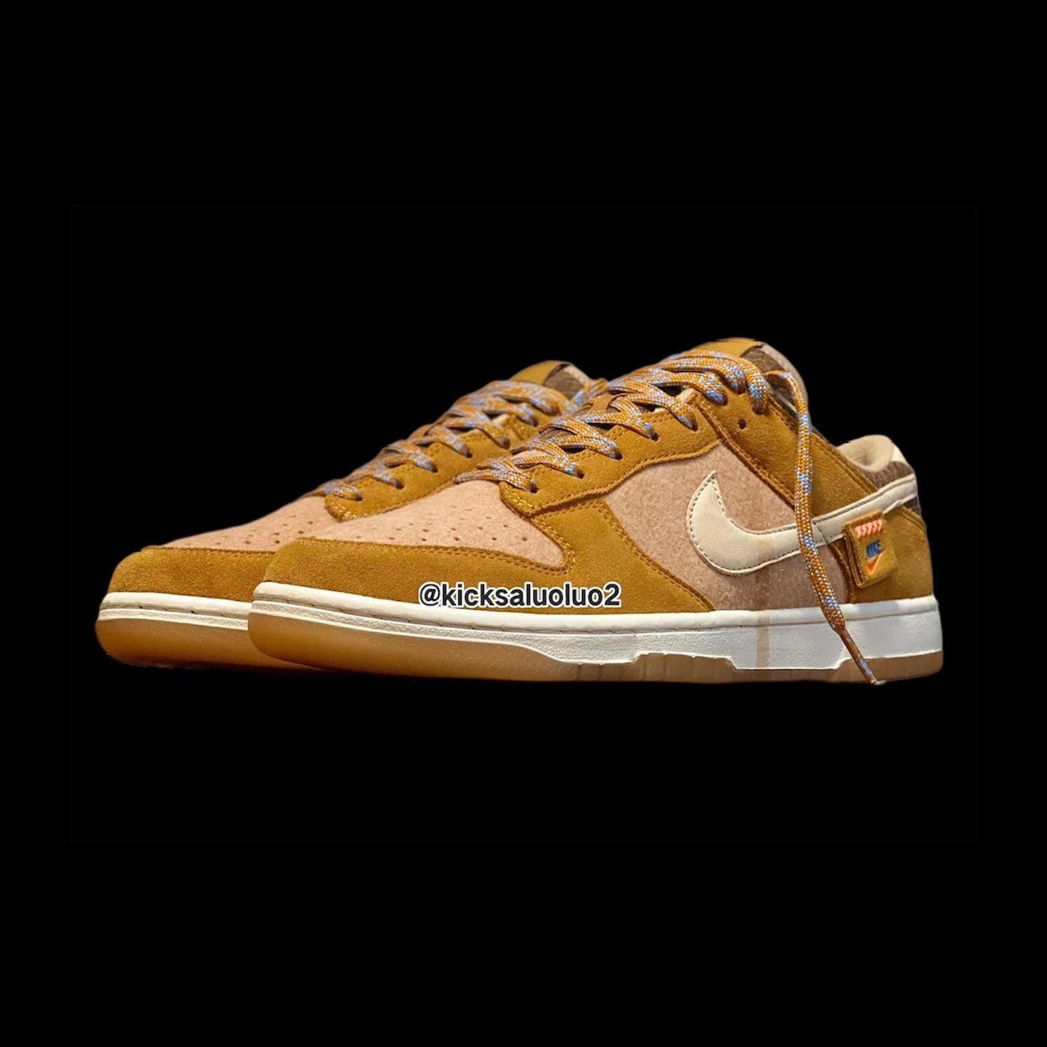 Nike x Grateful Dead SB Dunk Low Orange Bear, Nike Dunk Low Pro Premium Medium Curry 착용 스타일 - 2