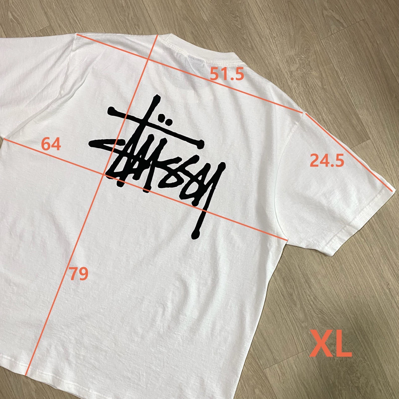 Stussy Basic Stussy Pigment Dyed T-Shirt Black 2022, (W) Jordan 1 Mid Grey Fog 착용 스타일 - 3
