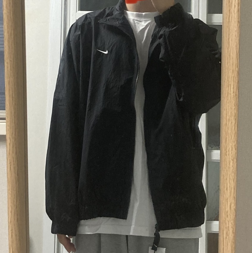 Nike NRG Solo Swoosh Woven Track Jacket Black - Asia 착용 스타일