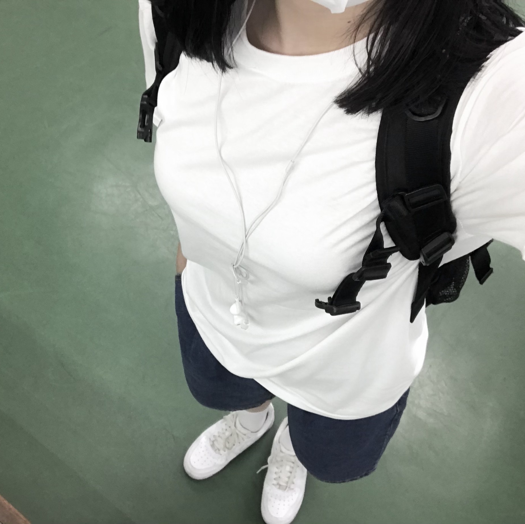Nike Air Force 1 '07 Low White 착용 스타일