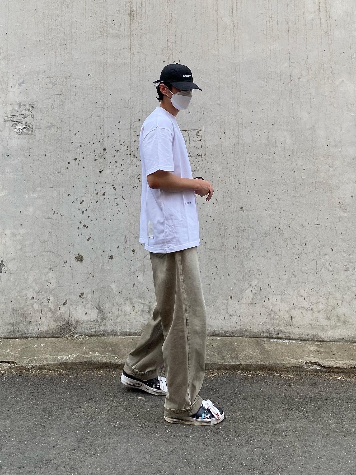 Nike x Peaceminusone Air Force 1 Low Para-Noise 착용 스타일 - 2