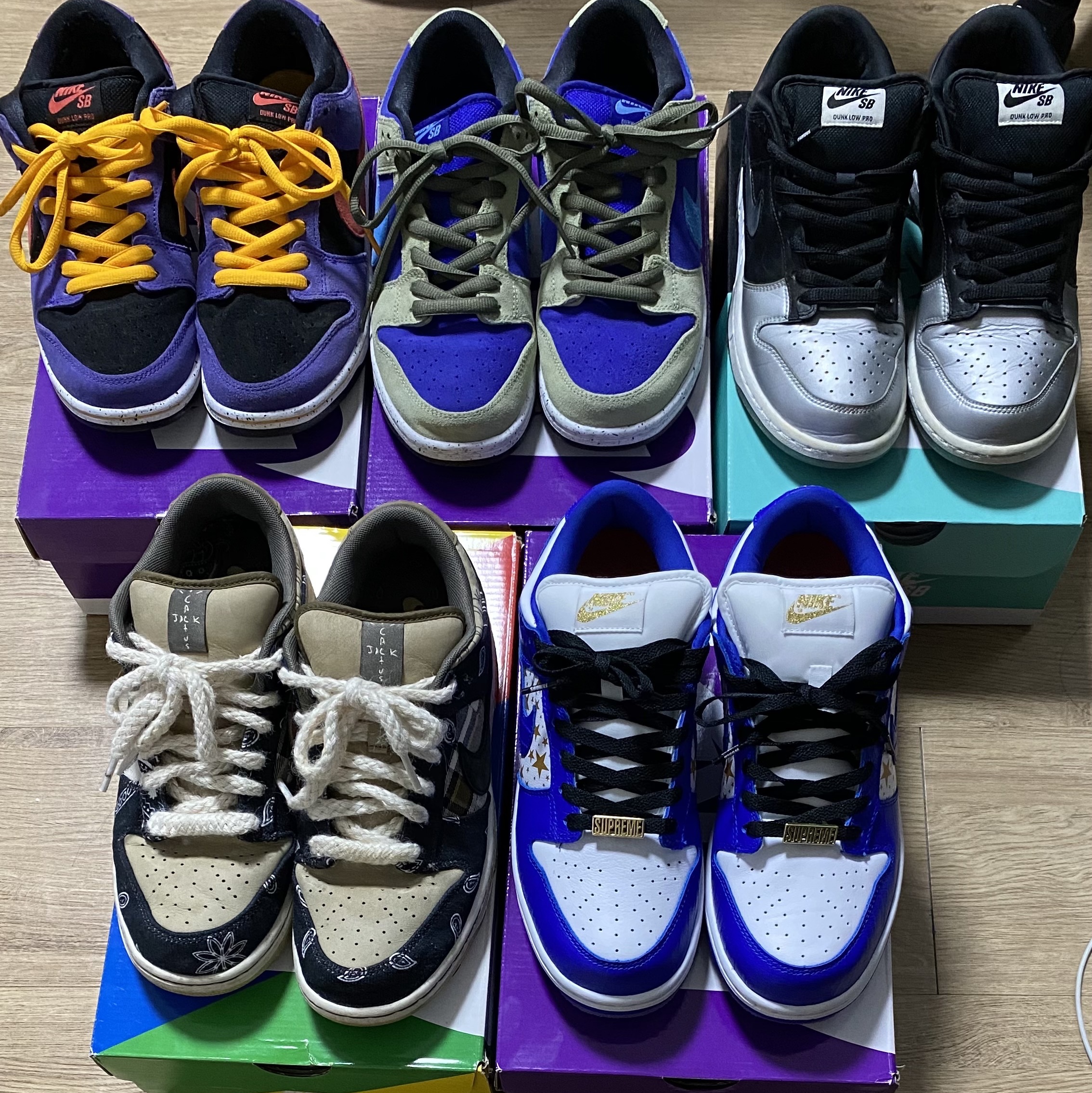 Nike SB Dunk Low Pro Trail, Nike SB Dunk Low Pro Celadon 착용 스타일