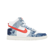(W) Nike Dunk High Washed Denim