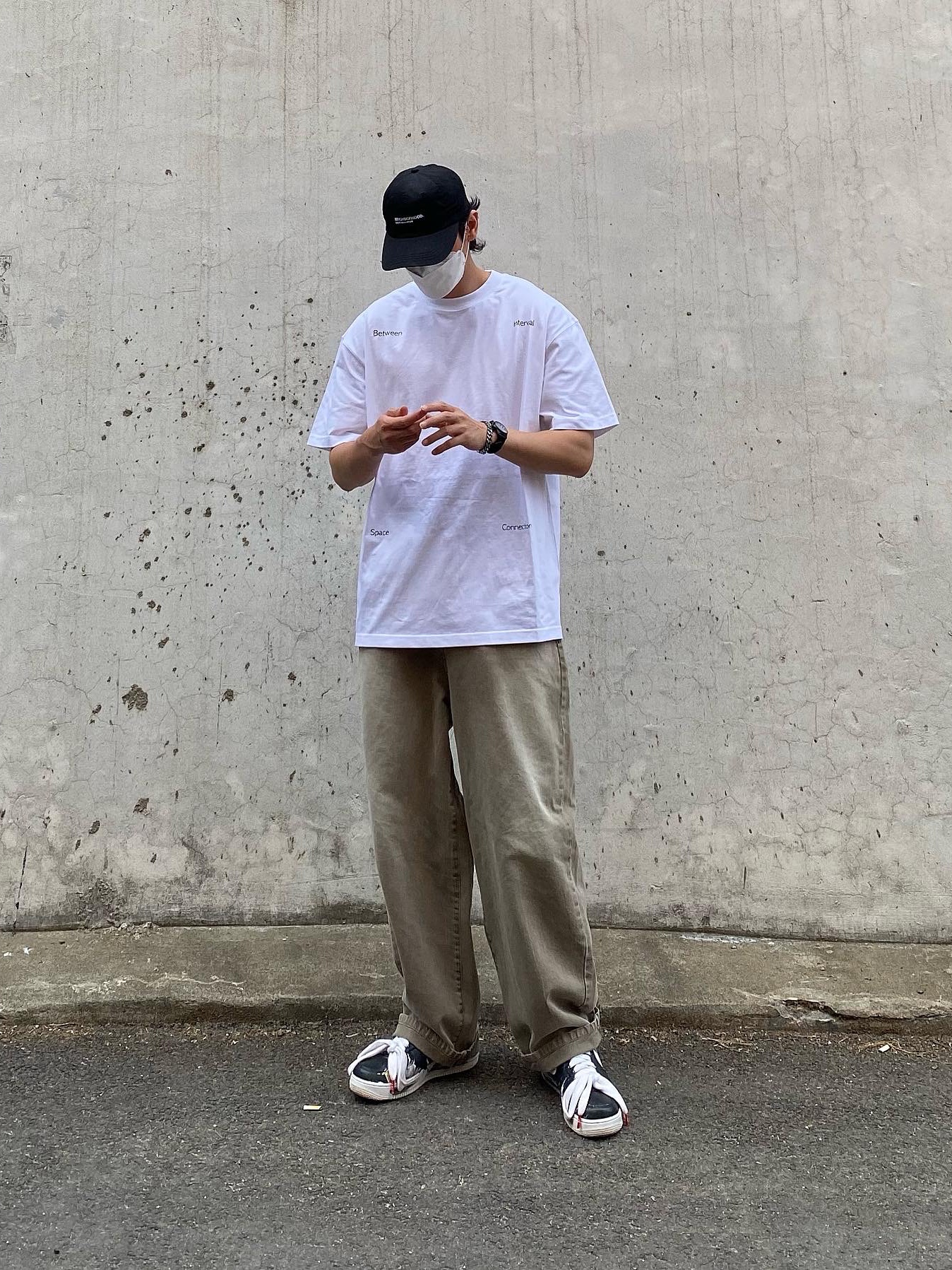 Nike x Peaceminusone Air Force 1 Low Para-Noise 착용 스타일 - 1