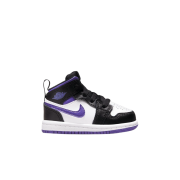 (TD) Jordan 1 Mid Black Dark Iris