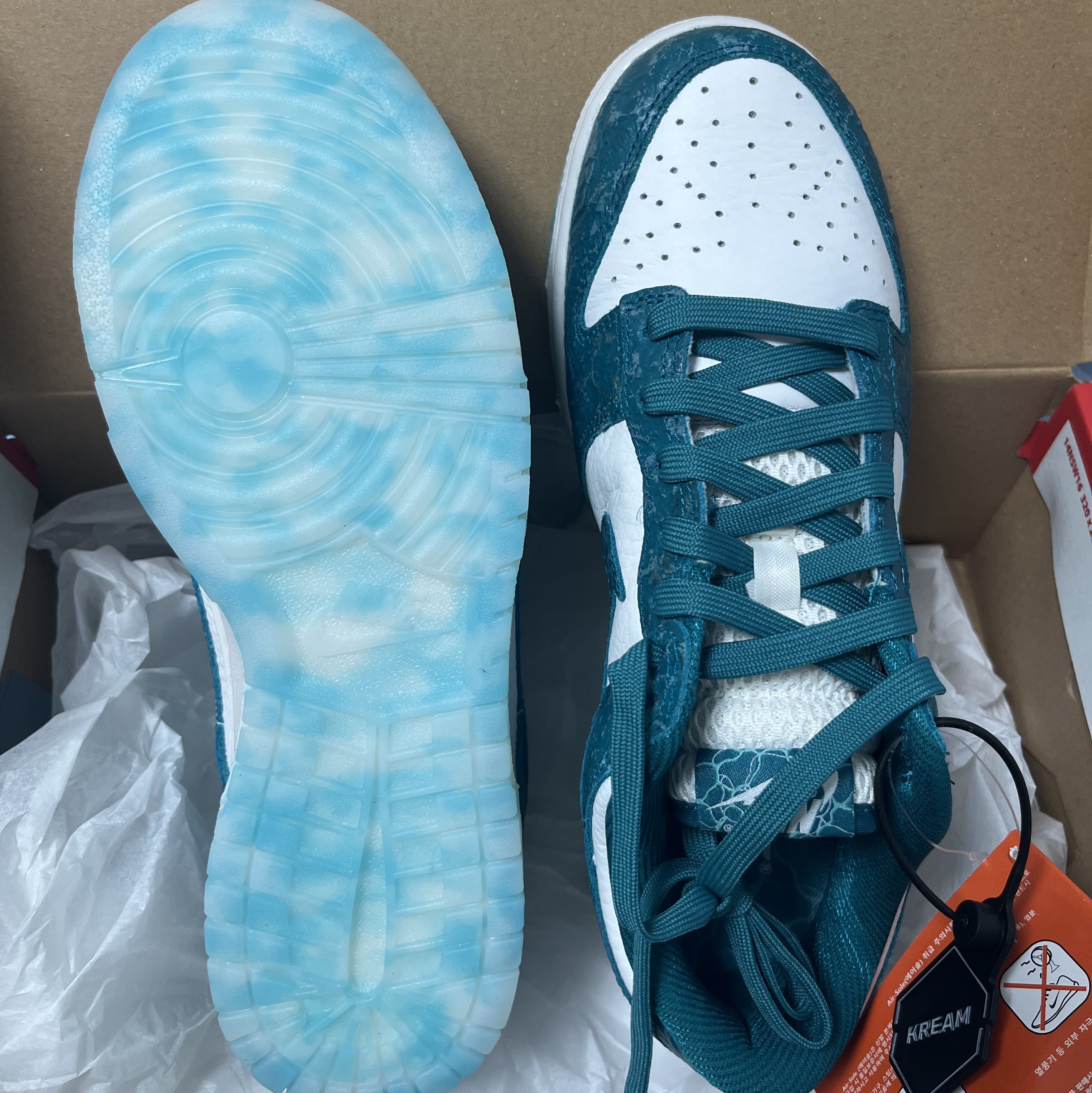 (W) Nike Dunk Low Ocean 착용 스타일 - 2