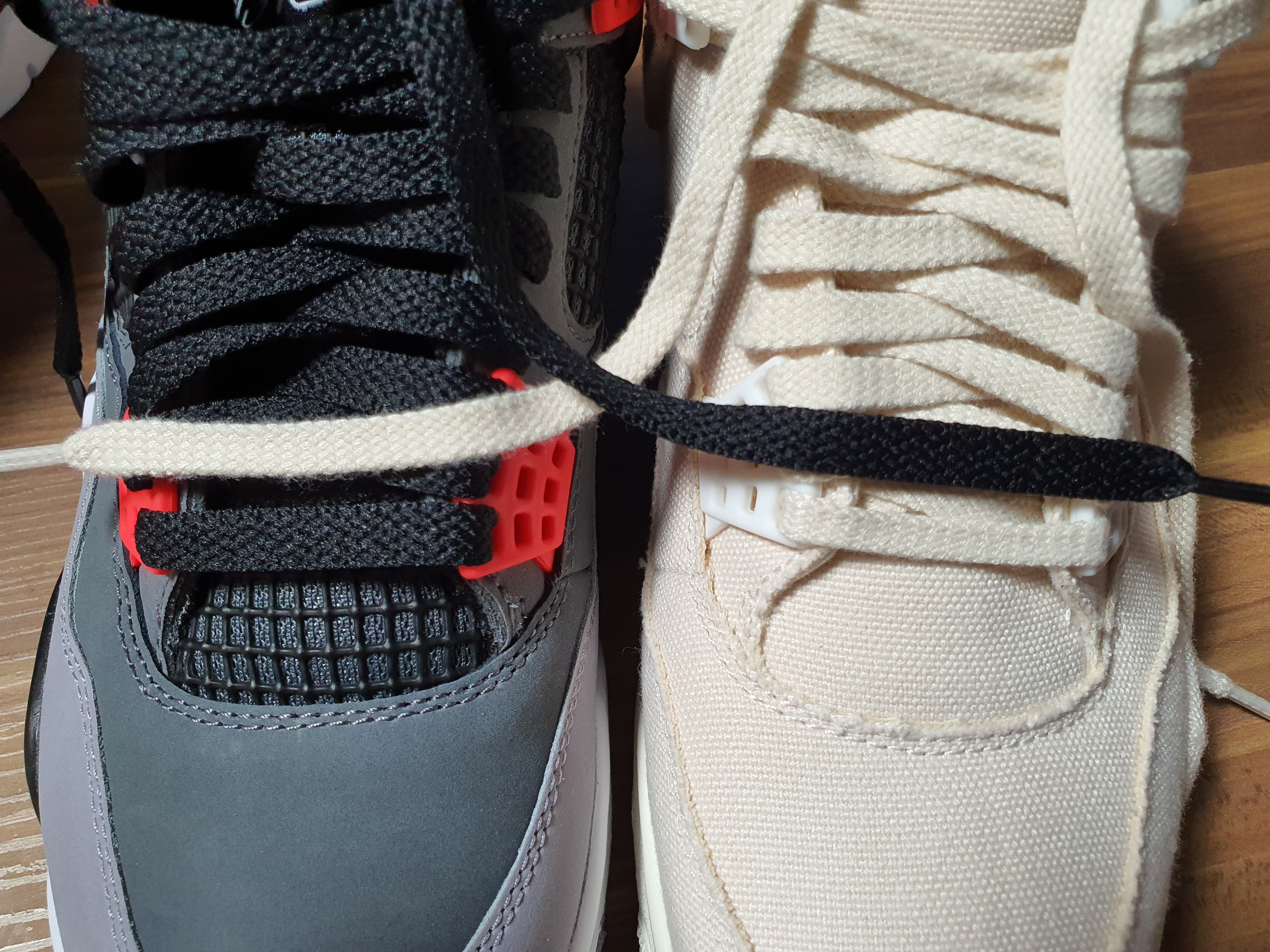 (W) Jordan 4 Retro Sail 착용 스타일 - 5