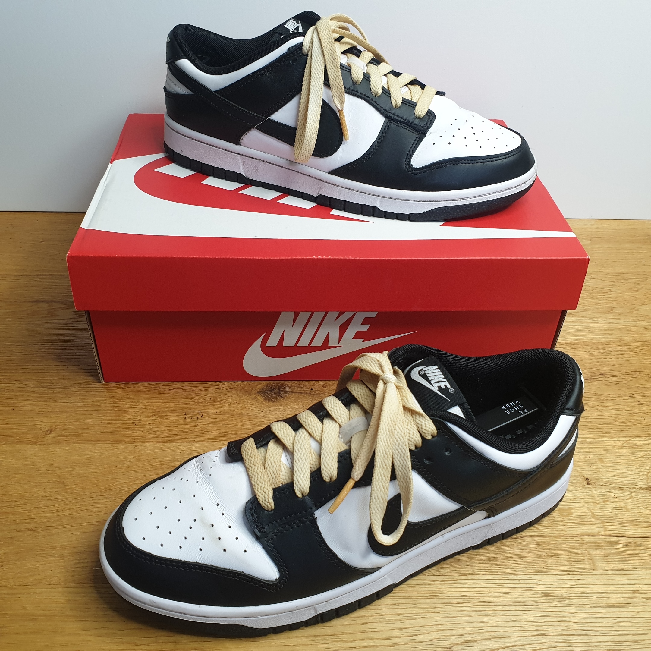 Nike Dunk Low Retro Black 착용 스타일 - 1