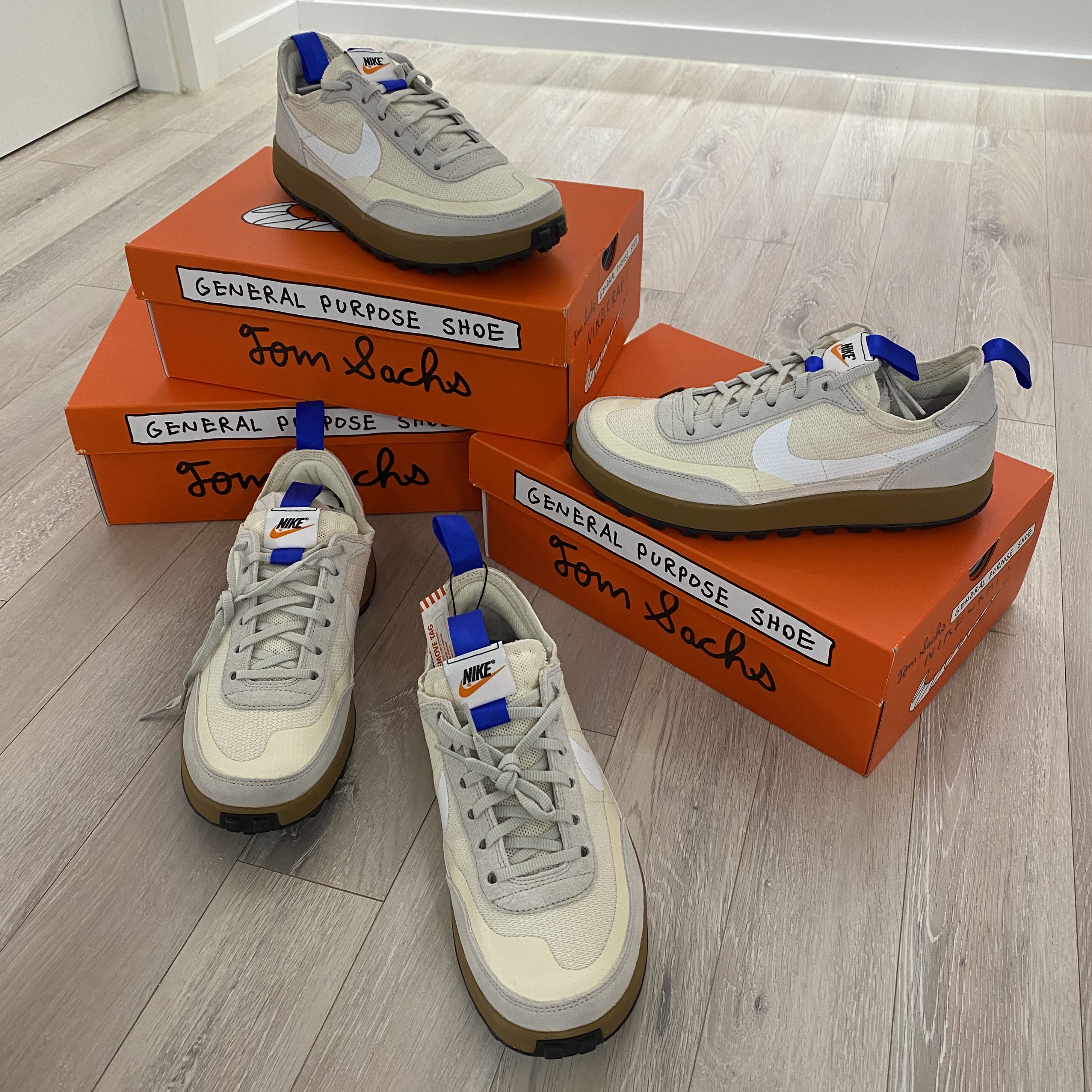 Nike x Tom Sachs General Purpose Shoe Light Cream 착용 스타일