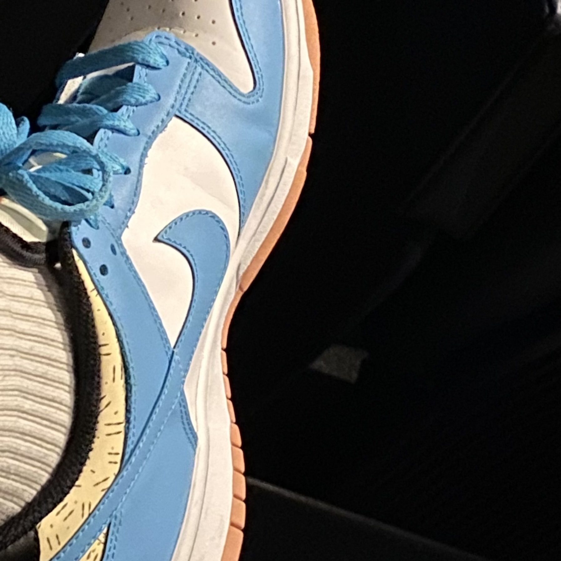 (GS) Nike x Kyrie Dunk Low SE Baltic Blue 착용 스타일 - 2