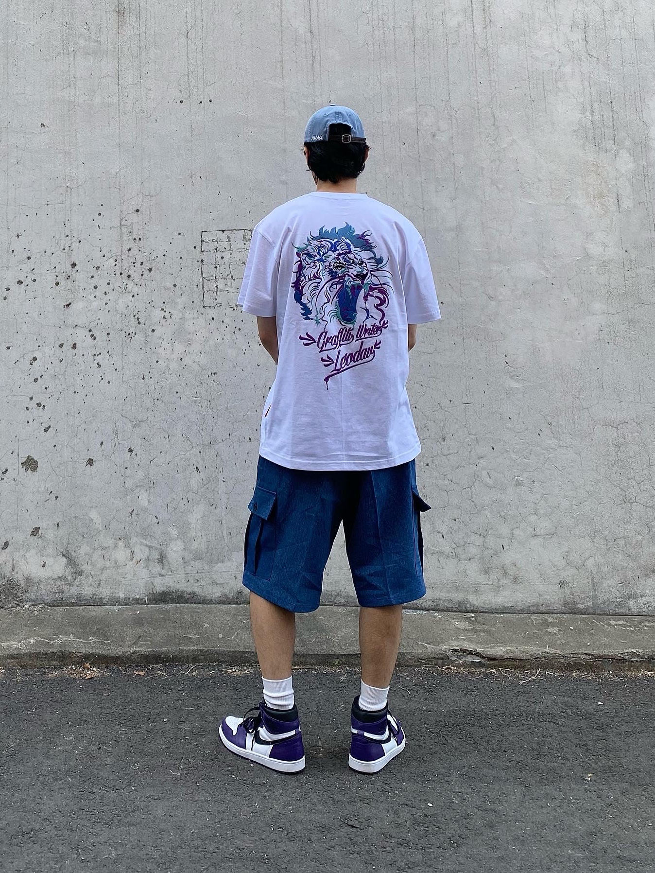 Jordan 1 Retro High OG Court Purple 2020 착용 스타일 - 1