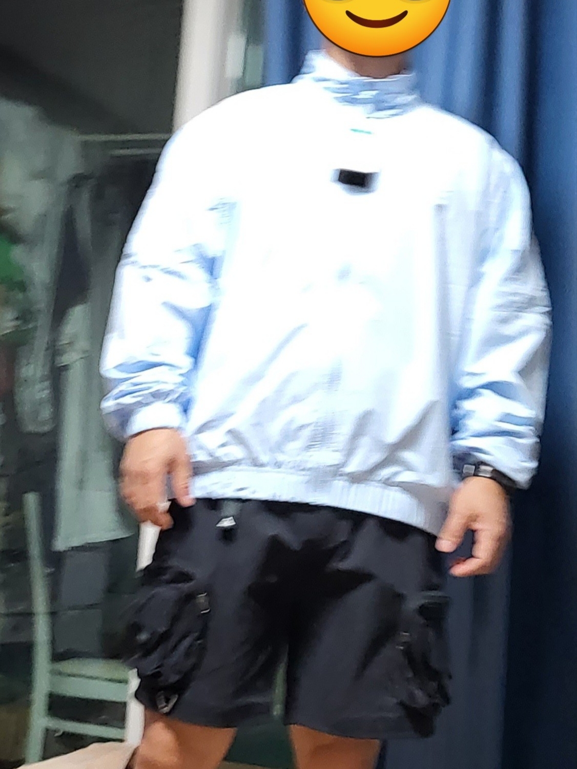 Nike ACG Cargo Shorts Black - US/EU, Nike NRG Solo Swoosh Woven Track Jacket Celestine Blue - Asia 착용 스타일 - 1