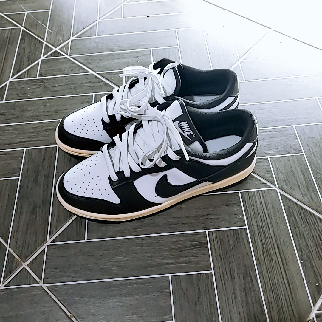 Nike Dunk Low Retro Black, Nike Dunk Low Retro Valerian Blue 착용 스타일 - 4