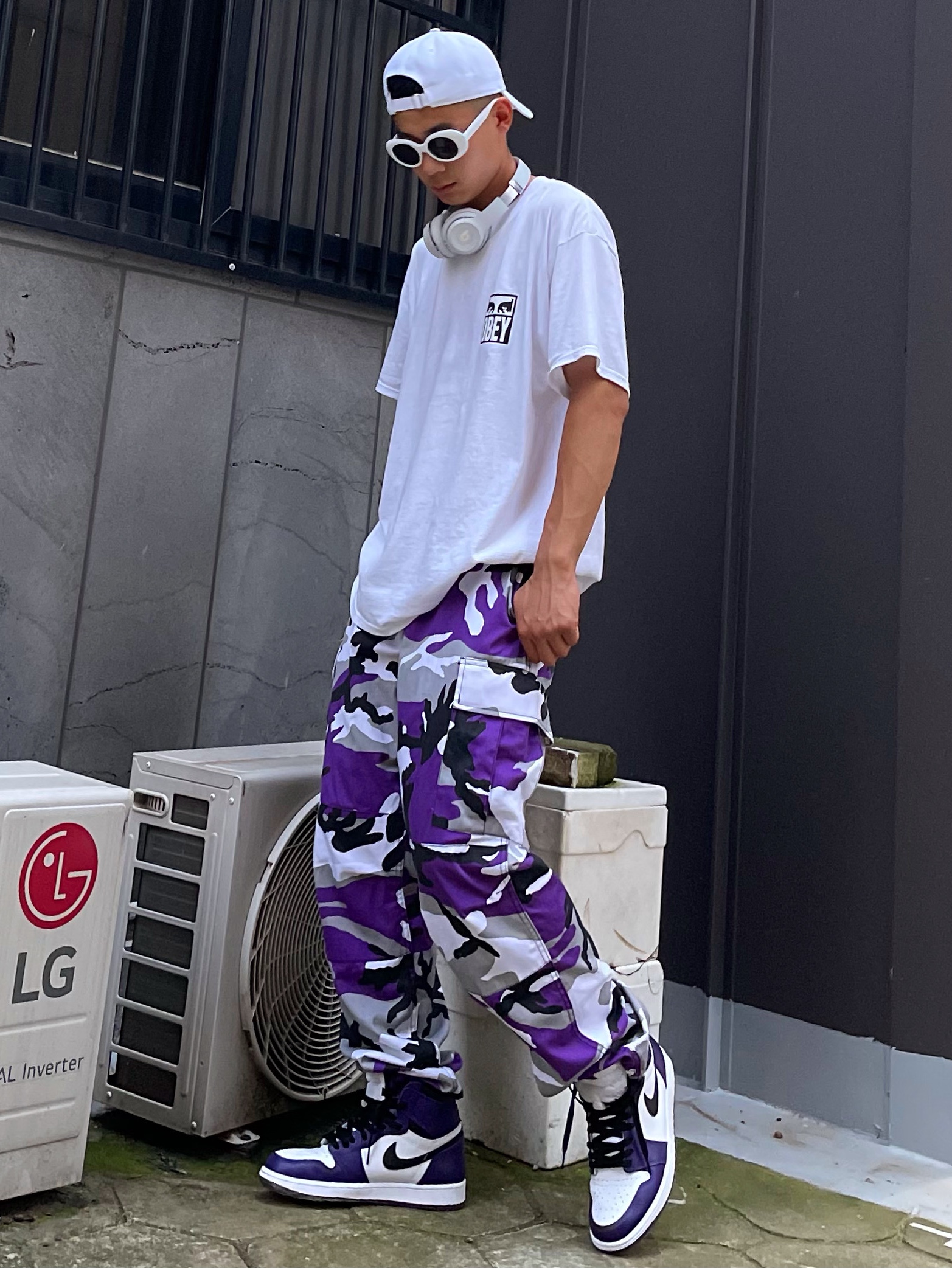 Jordan 1 Retro High OG Court Purple 2020 착용 스타일