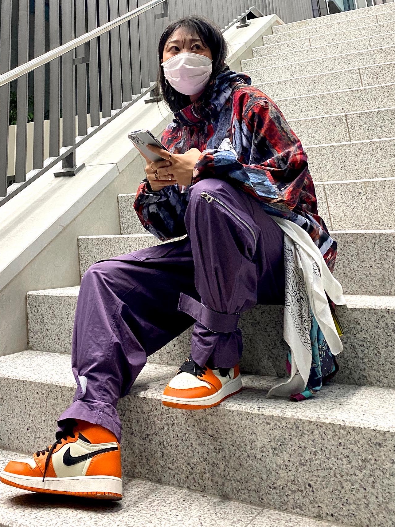 Palace Utility Jacket Tree Bark - 21FW, (GS) Jordan 1 Retro High OG Reverse Shattered Backboard 착용 스타일 - 3