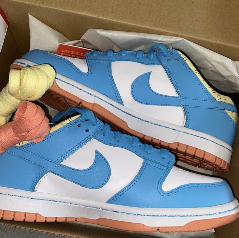 (GS) Nike x Kyrie Dunk Low SE Baltic Blue 착용 스타일 - 1