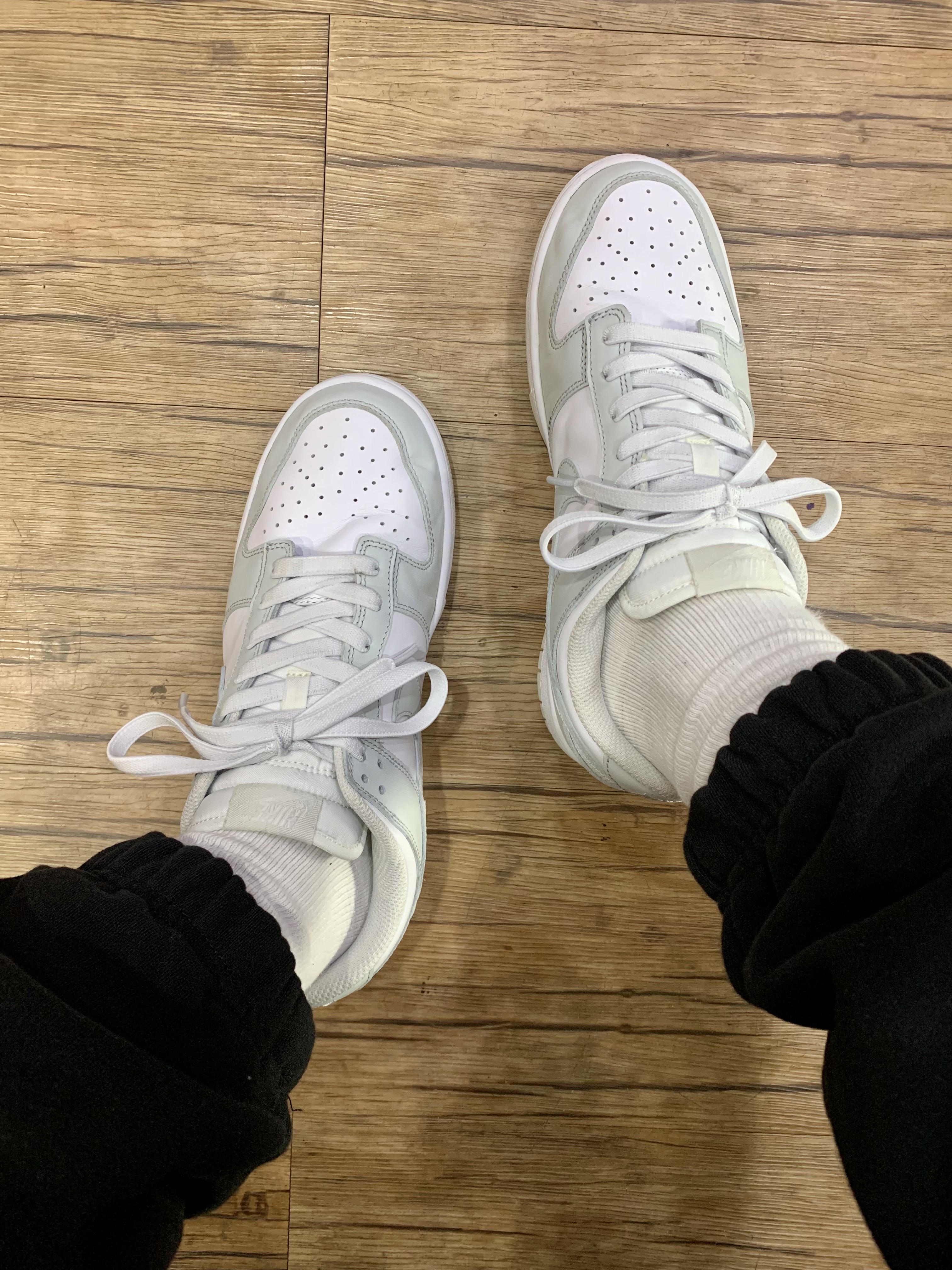 (W) Nike Dunk Low Photon Dust 착용 스타일