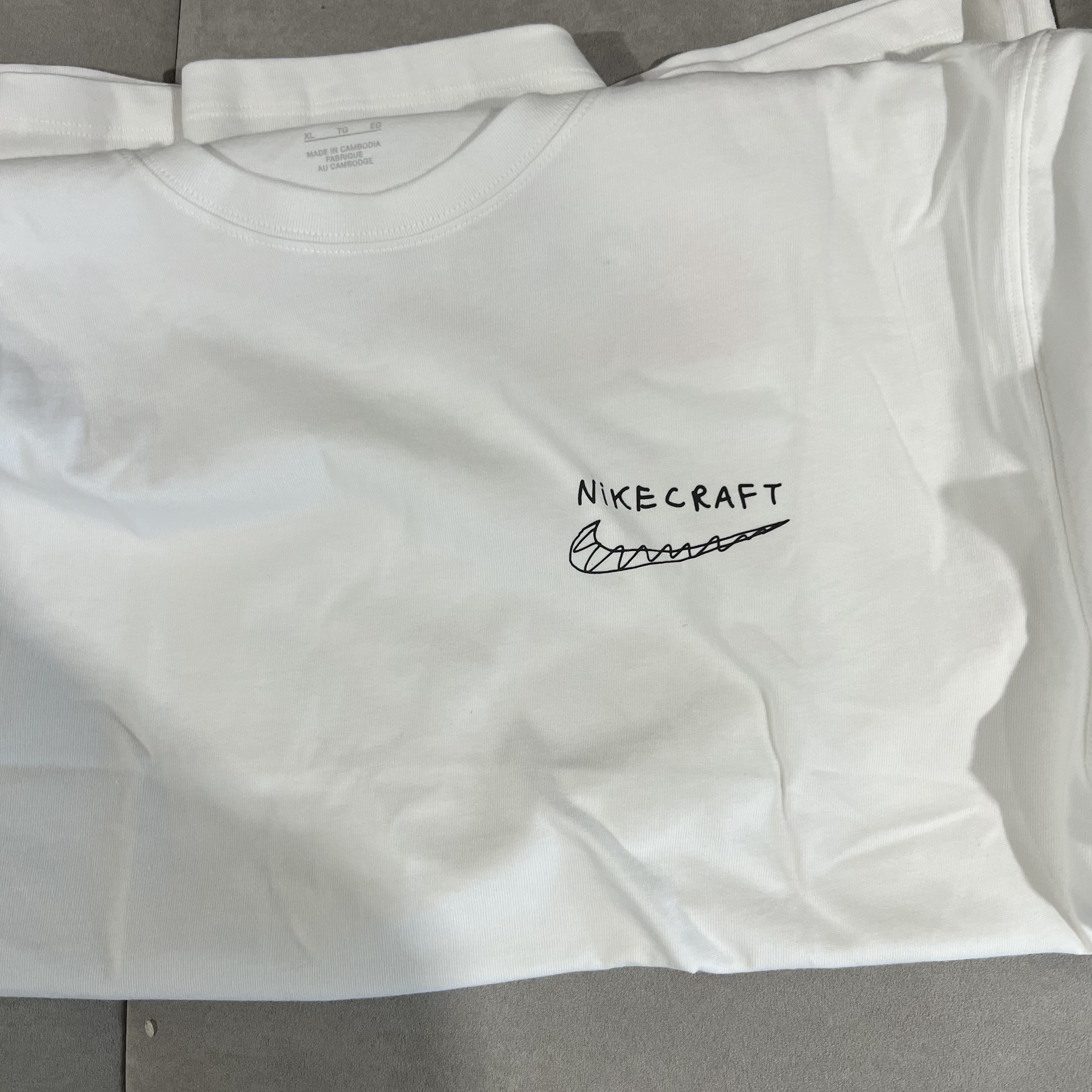 Nike x Tom Sachs Nikecraft Studio T-Shirt White 착용 스타일