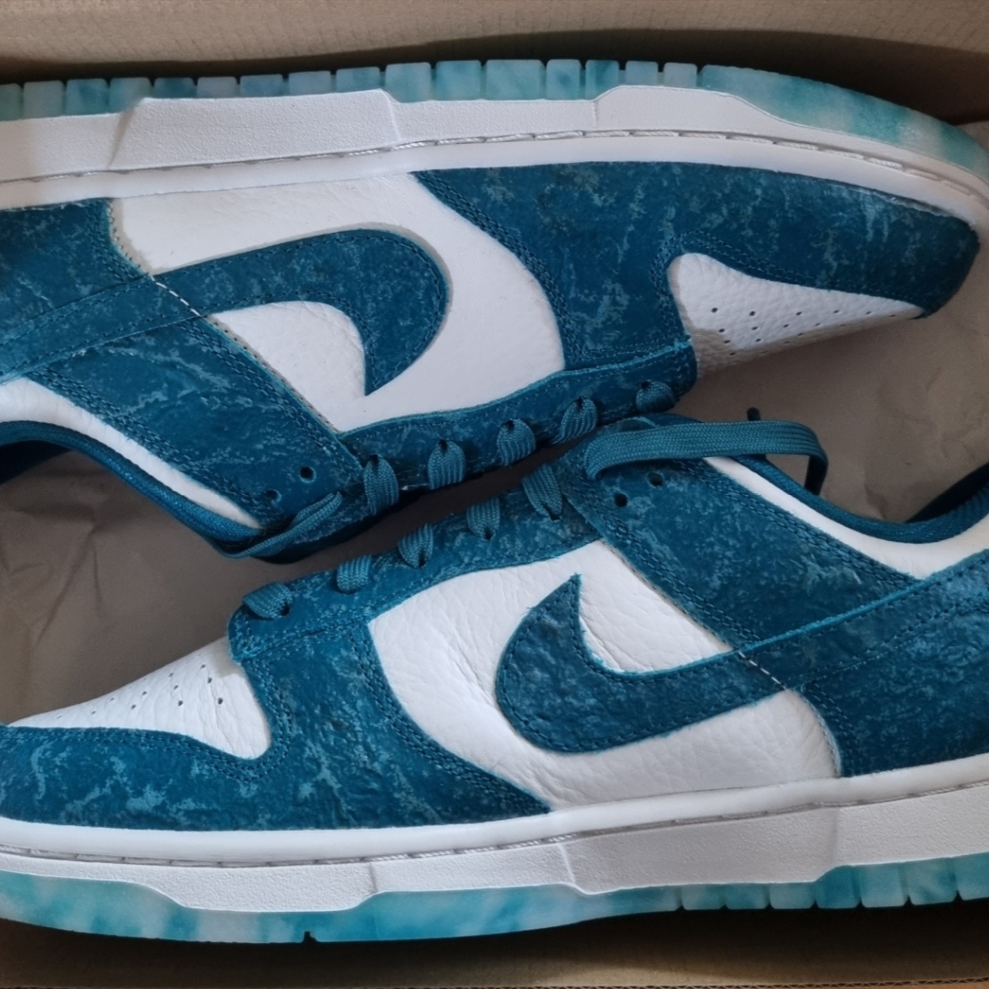 (W) Nike Dunk Low Ocean 착용 스타일 - 1
